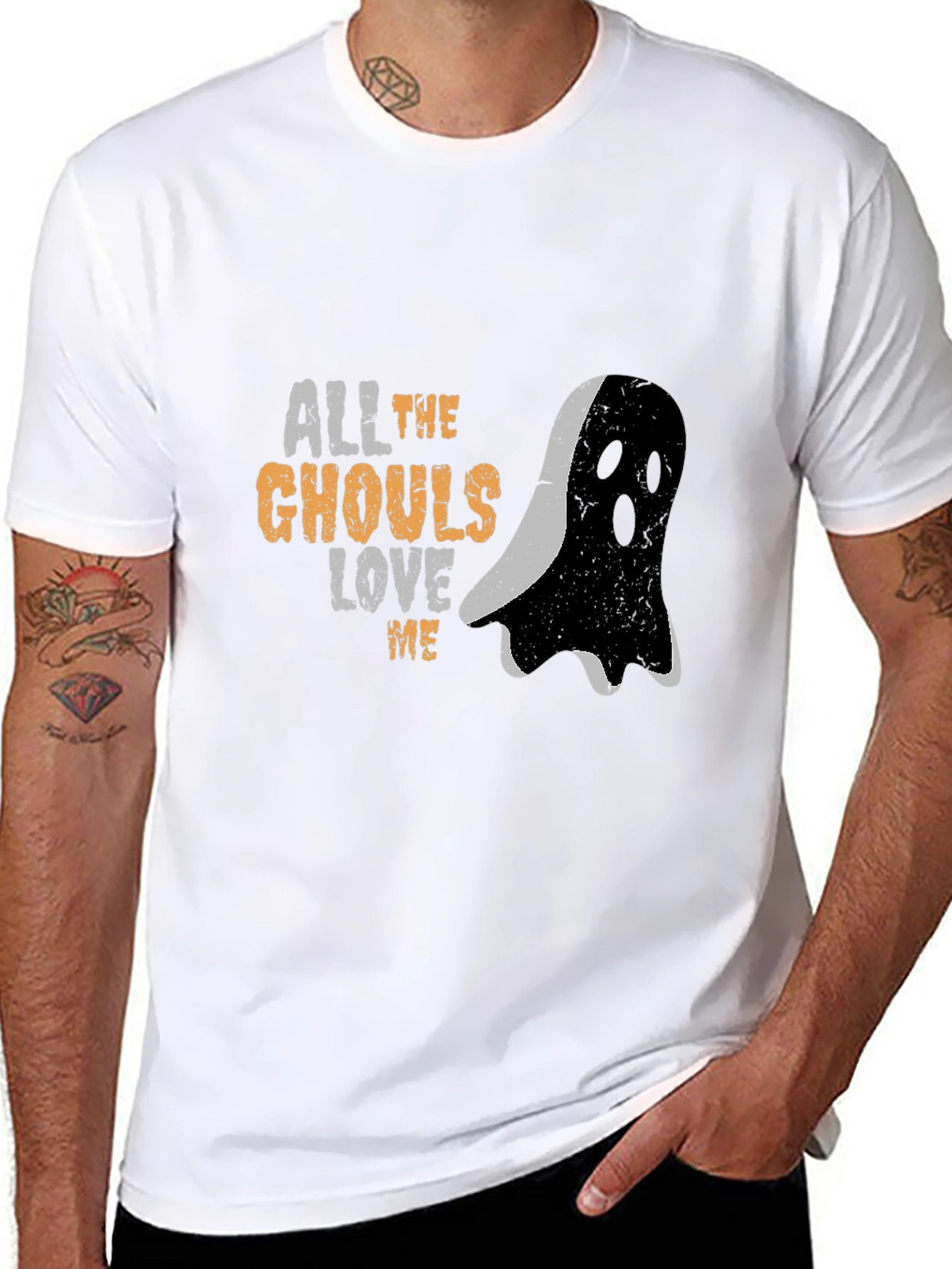 All The Ghouls Love Me Halloween Graphic Tee