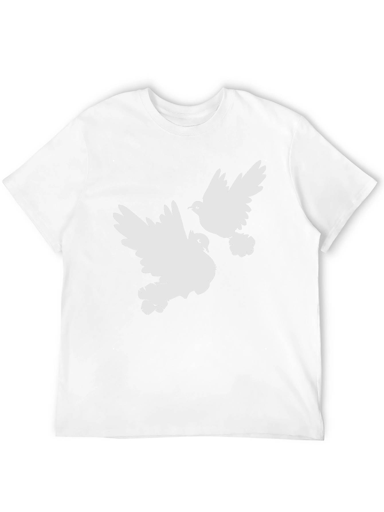 Doves Graphic Tee - Black Cotton Comfort