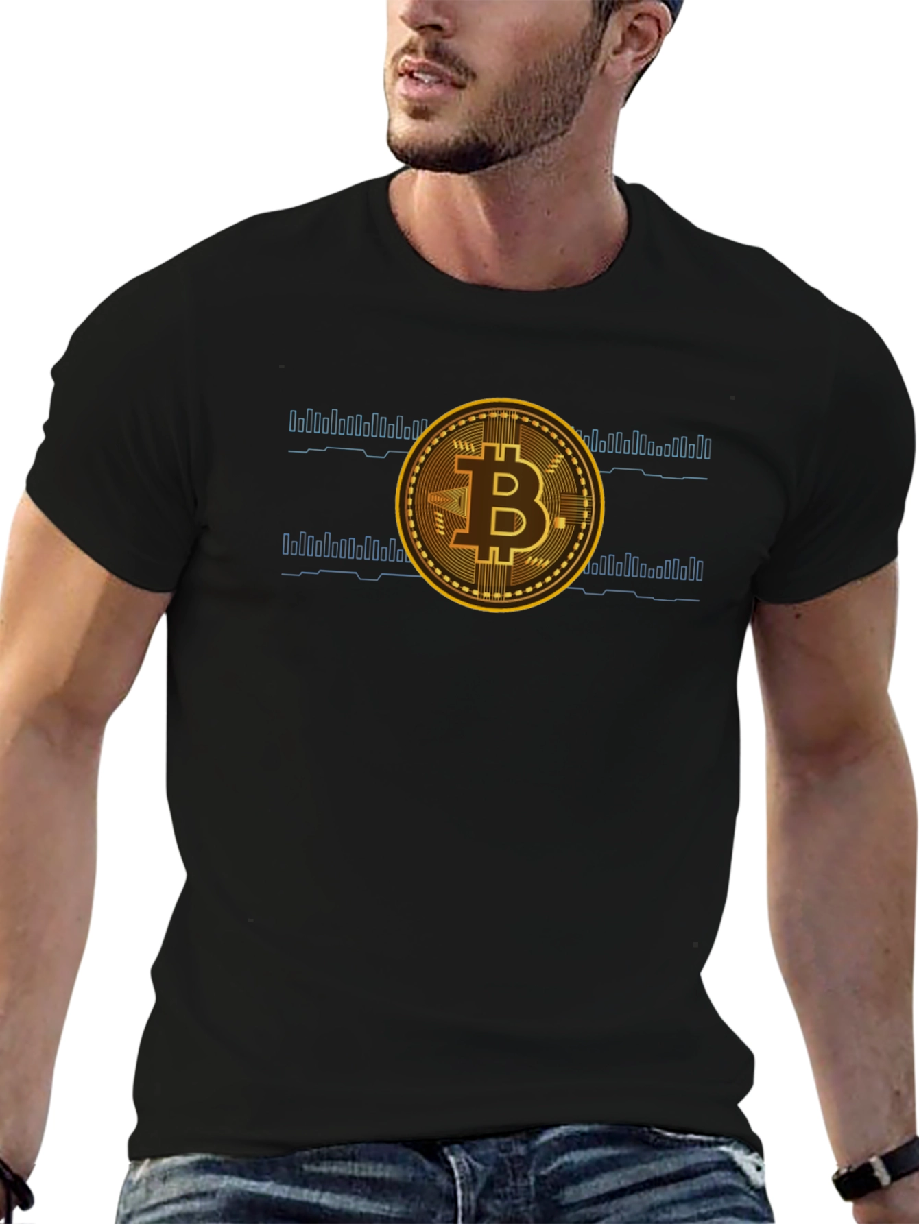 Bitcoin Crypto Currency Graphic Tee