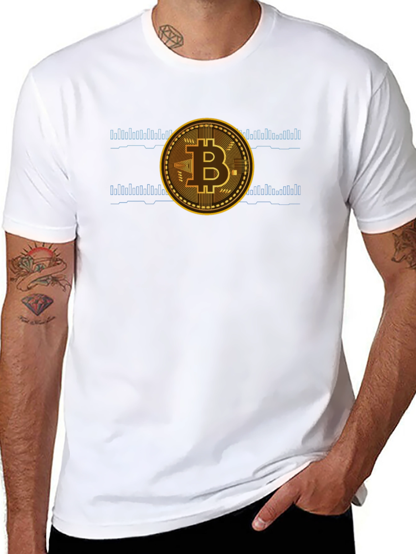 Bitcoin Crypto Currency Graphic Tee