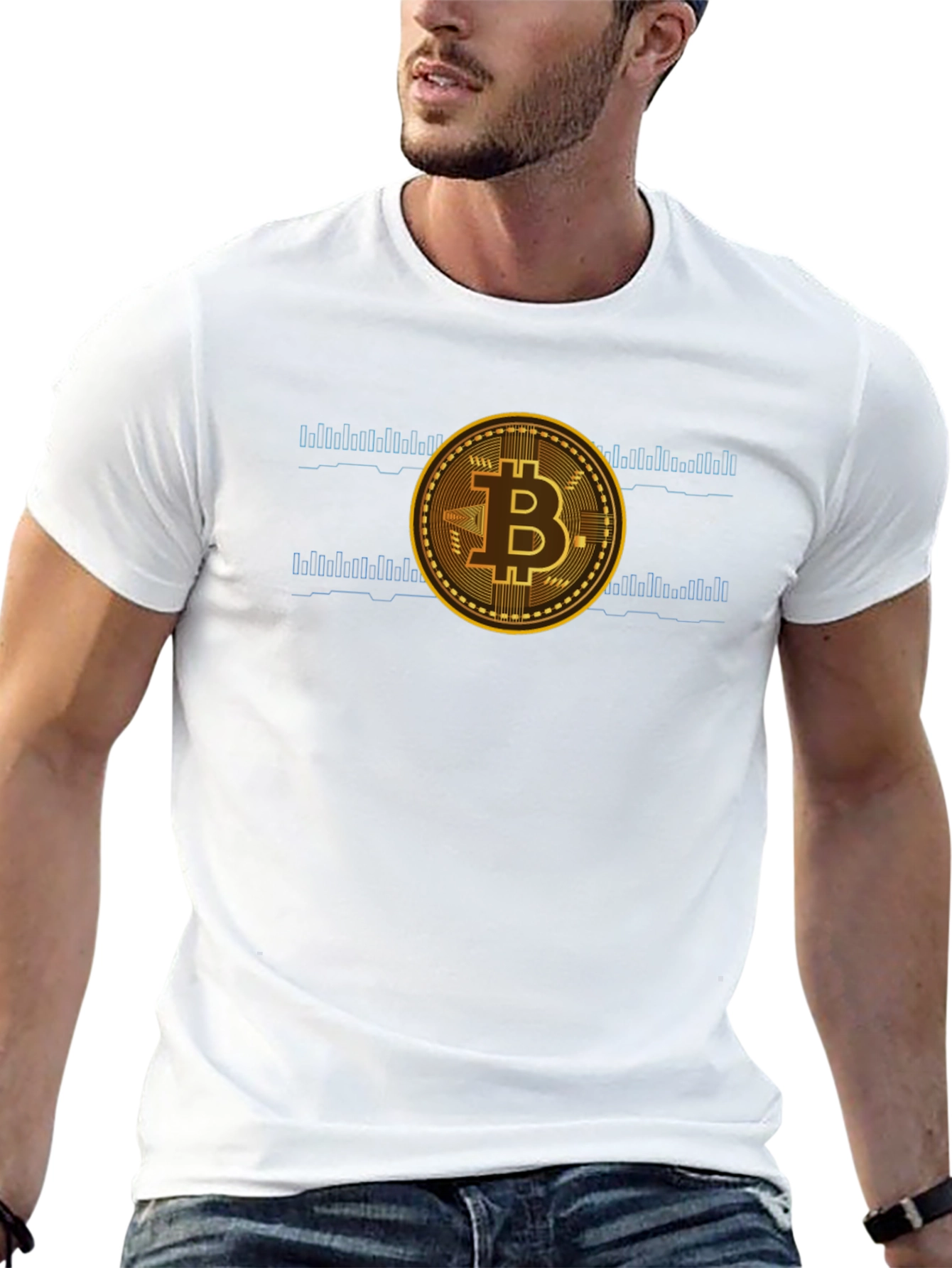 Bitcoin Crypto Currency Graphic Tee