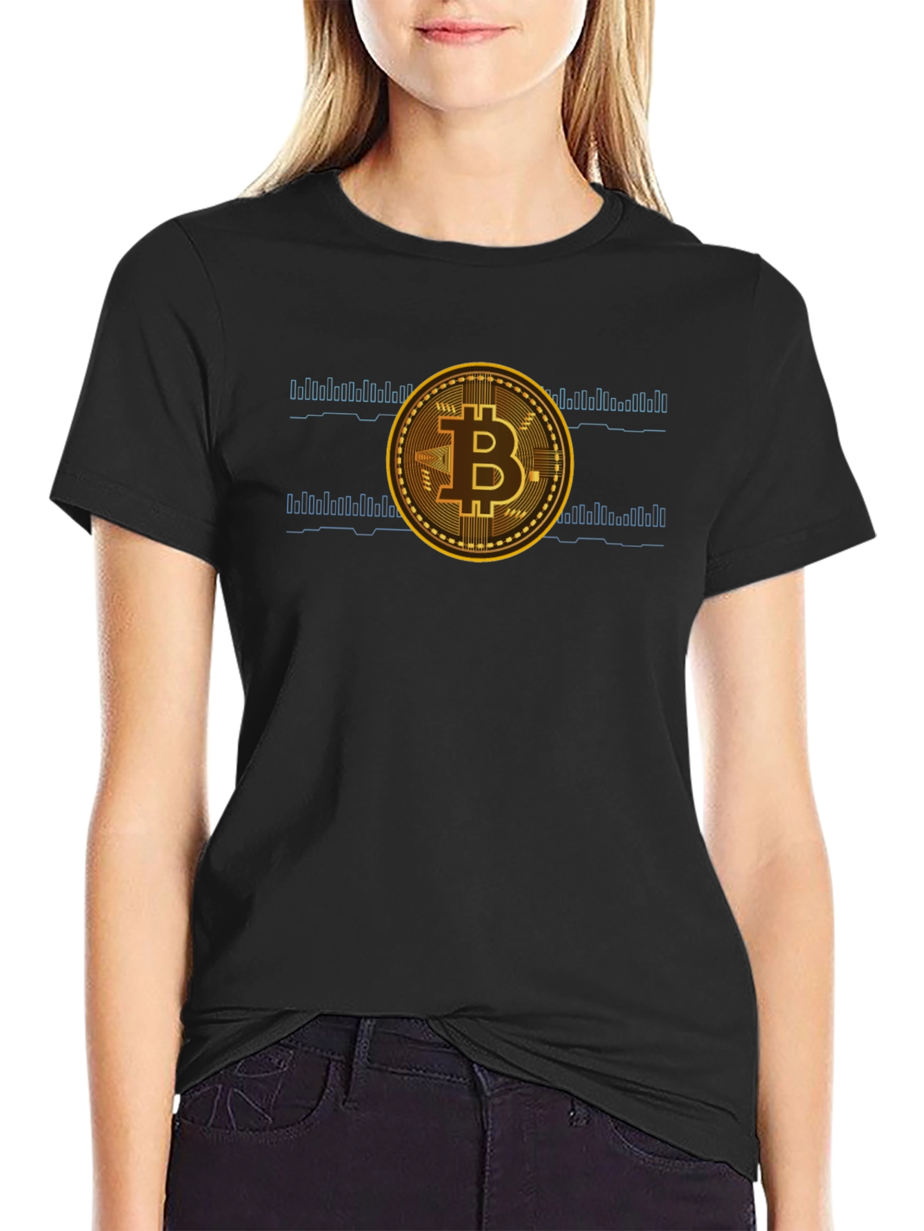 Bitcoin Crypto Currency Graphic Tee