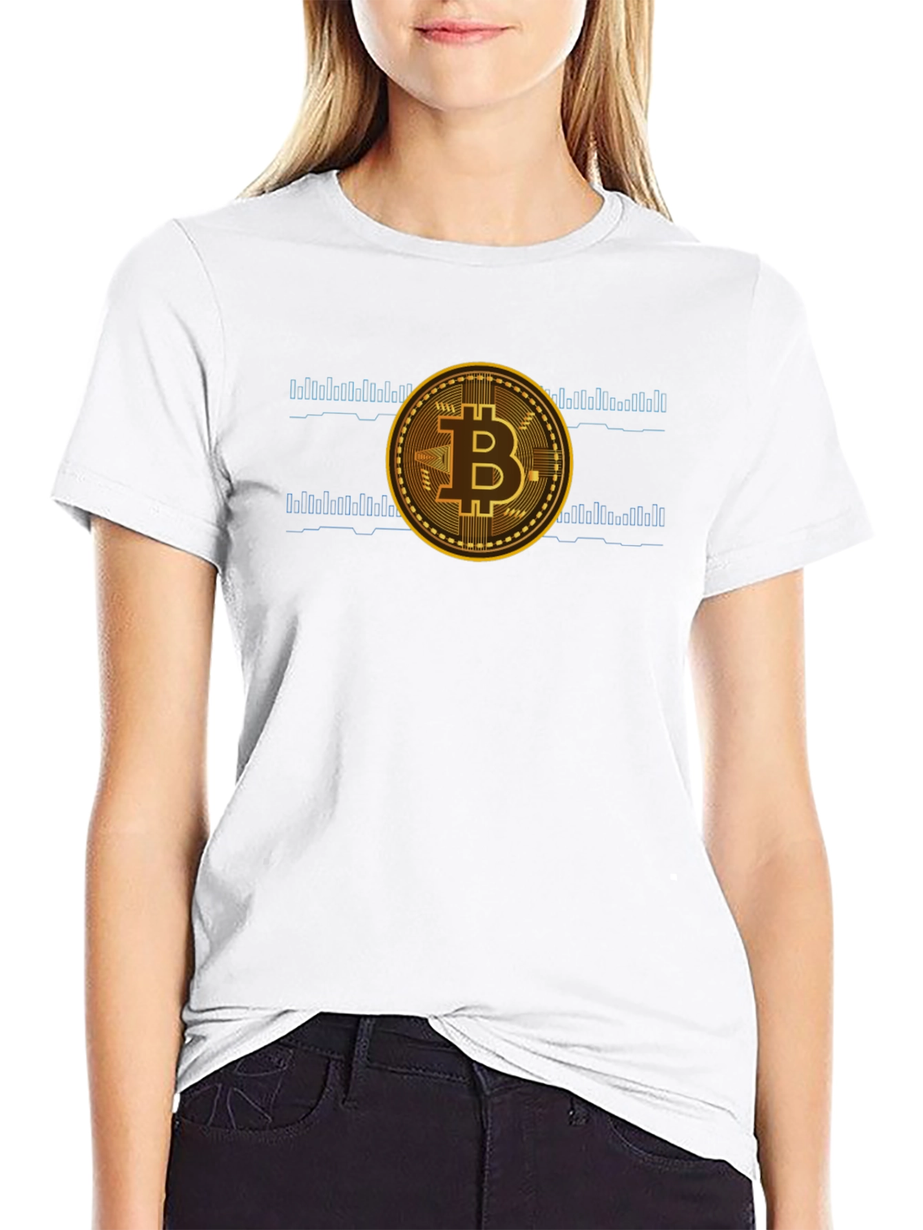 Bitcoin Crypto Currency Graphic Tee