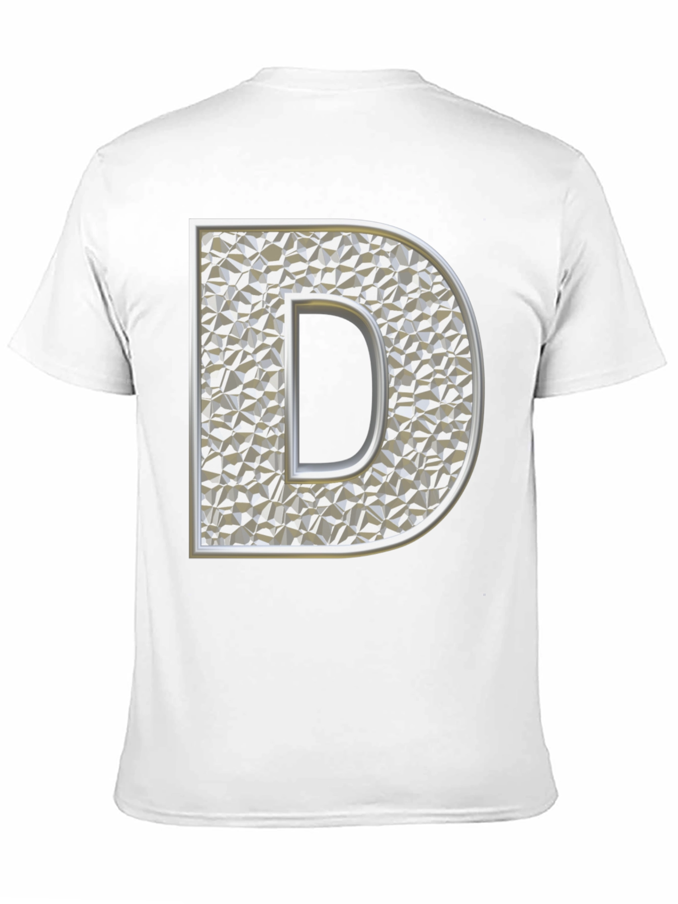 Letter D Graphic Print T-Shirt