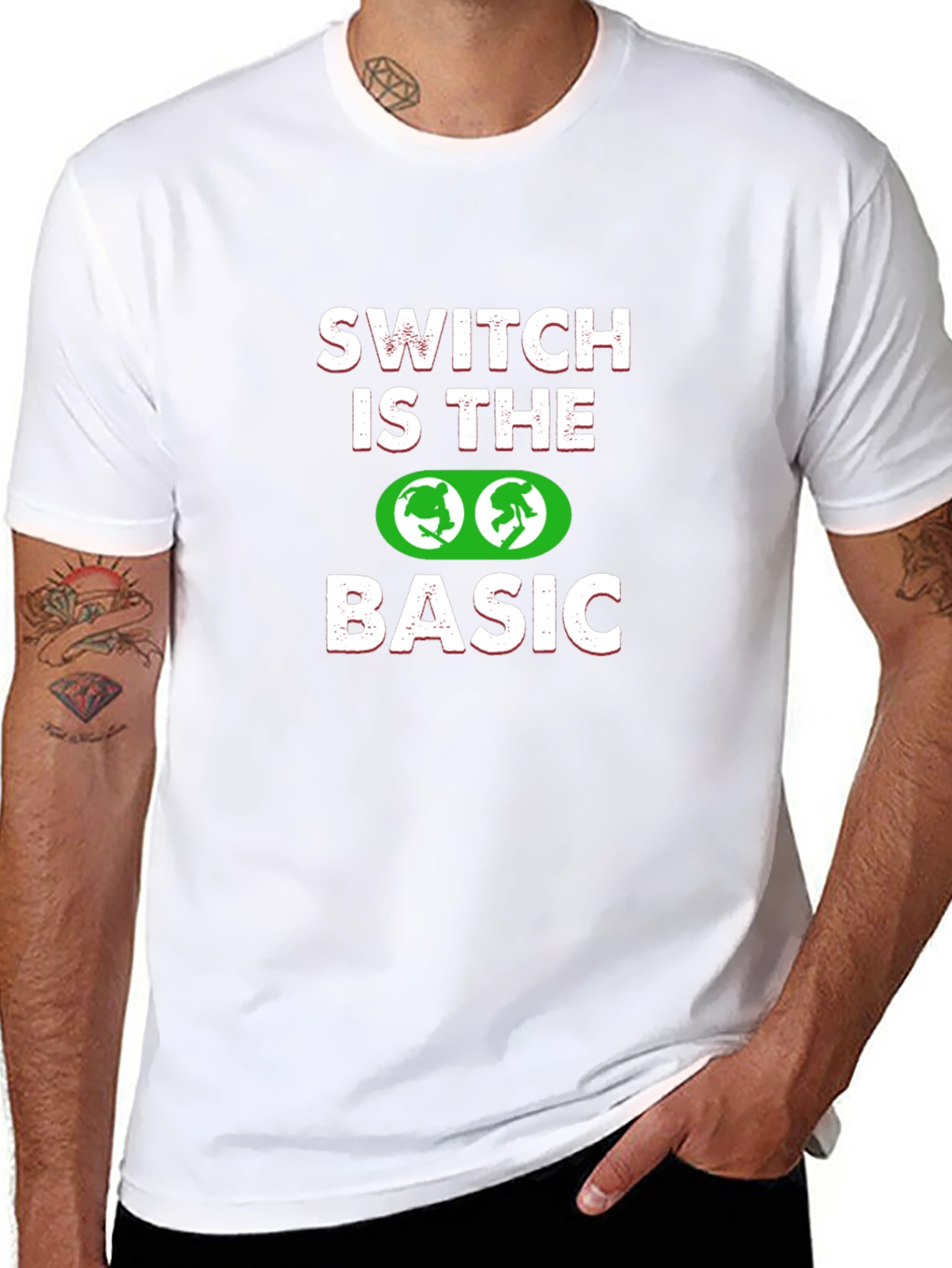 Switch is the Basic T-Shirt - Fun Graphic Tee