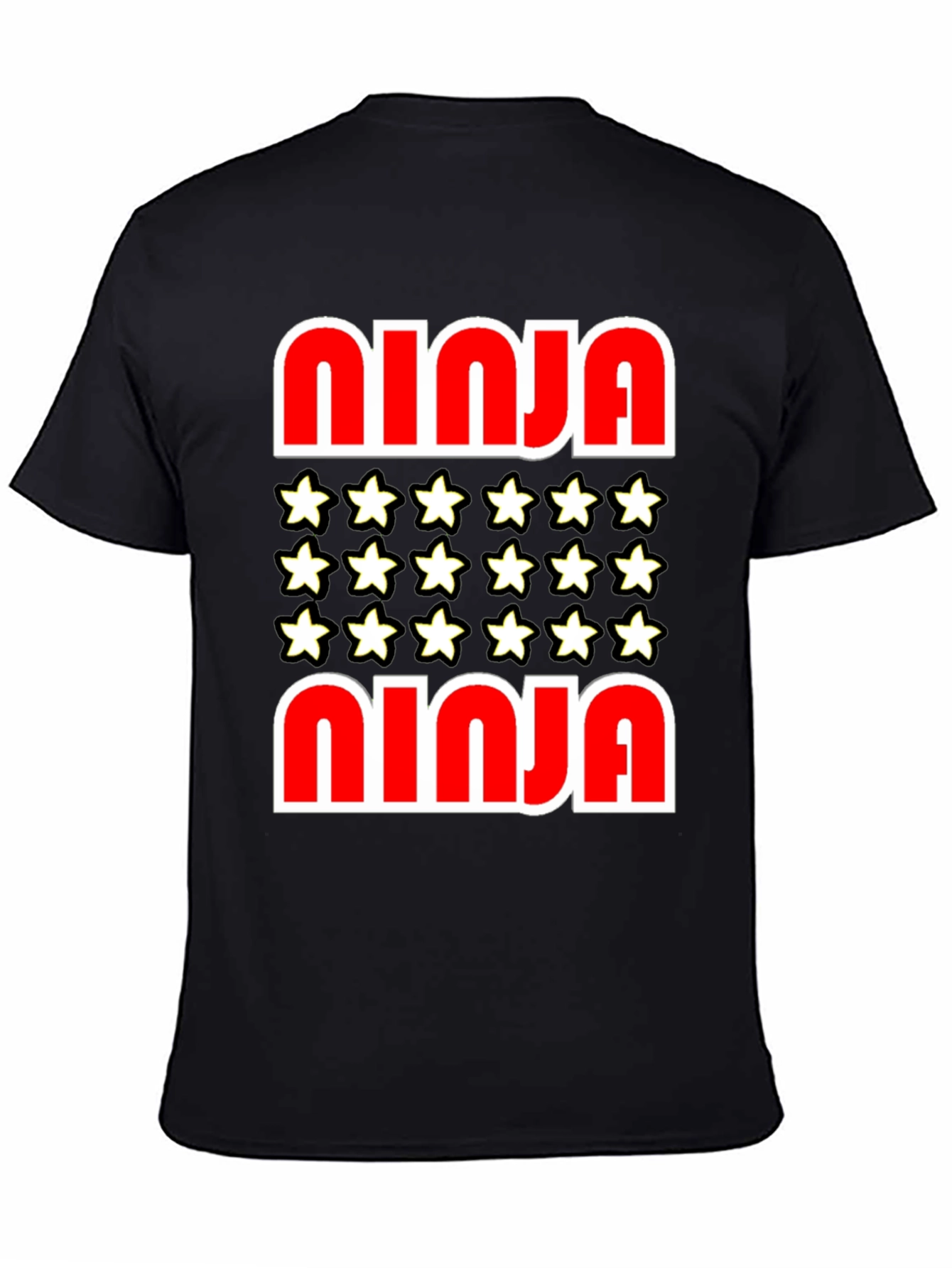 Ninja Star Graphic Tee - Stylish Cotton Blend Shirt