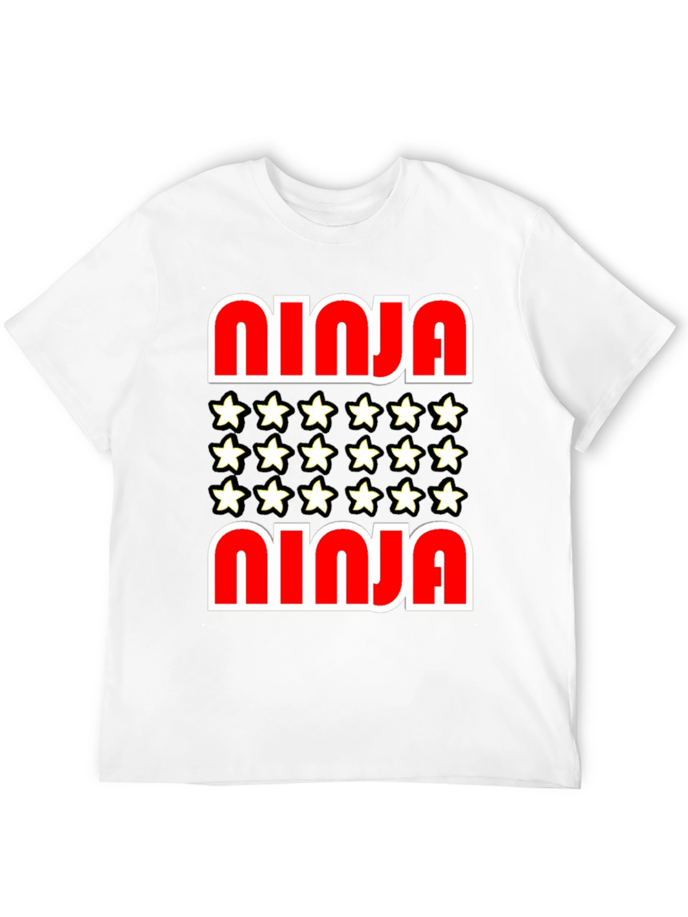 Ninja Star Graphic Tee - Stylish Cotton Blend Shirt