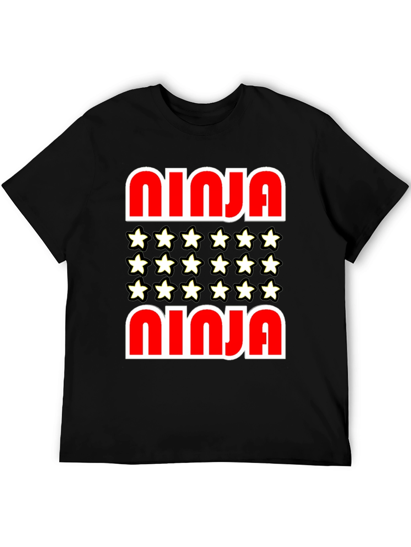 Ninja Star Graphic Tee - Stylish Cotton Blend Shirt