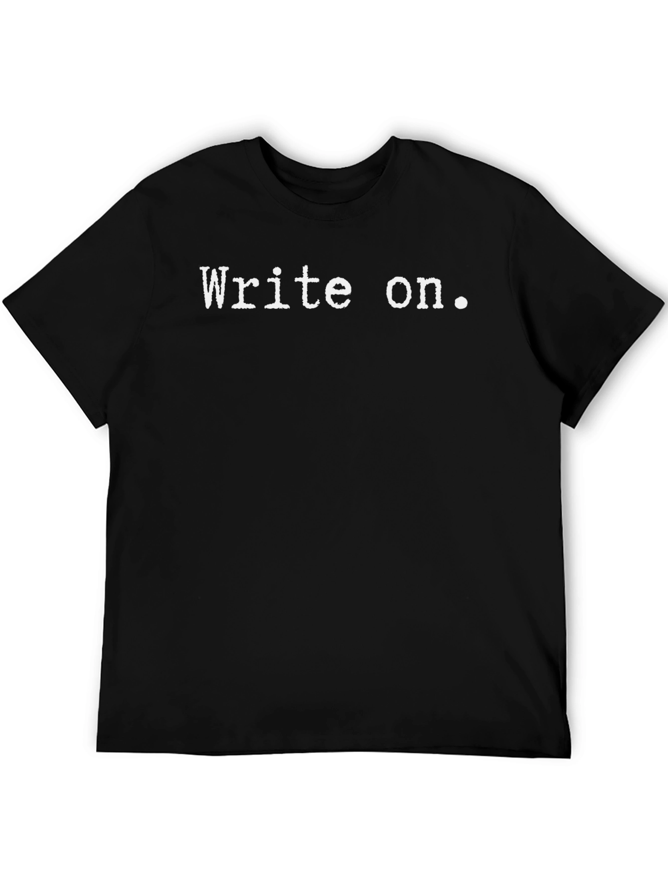 Write On Black Graphic Tee