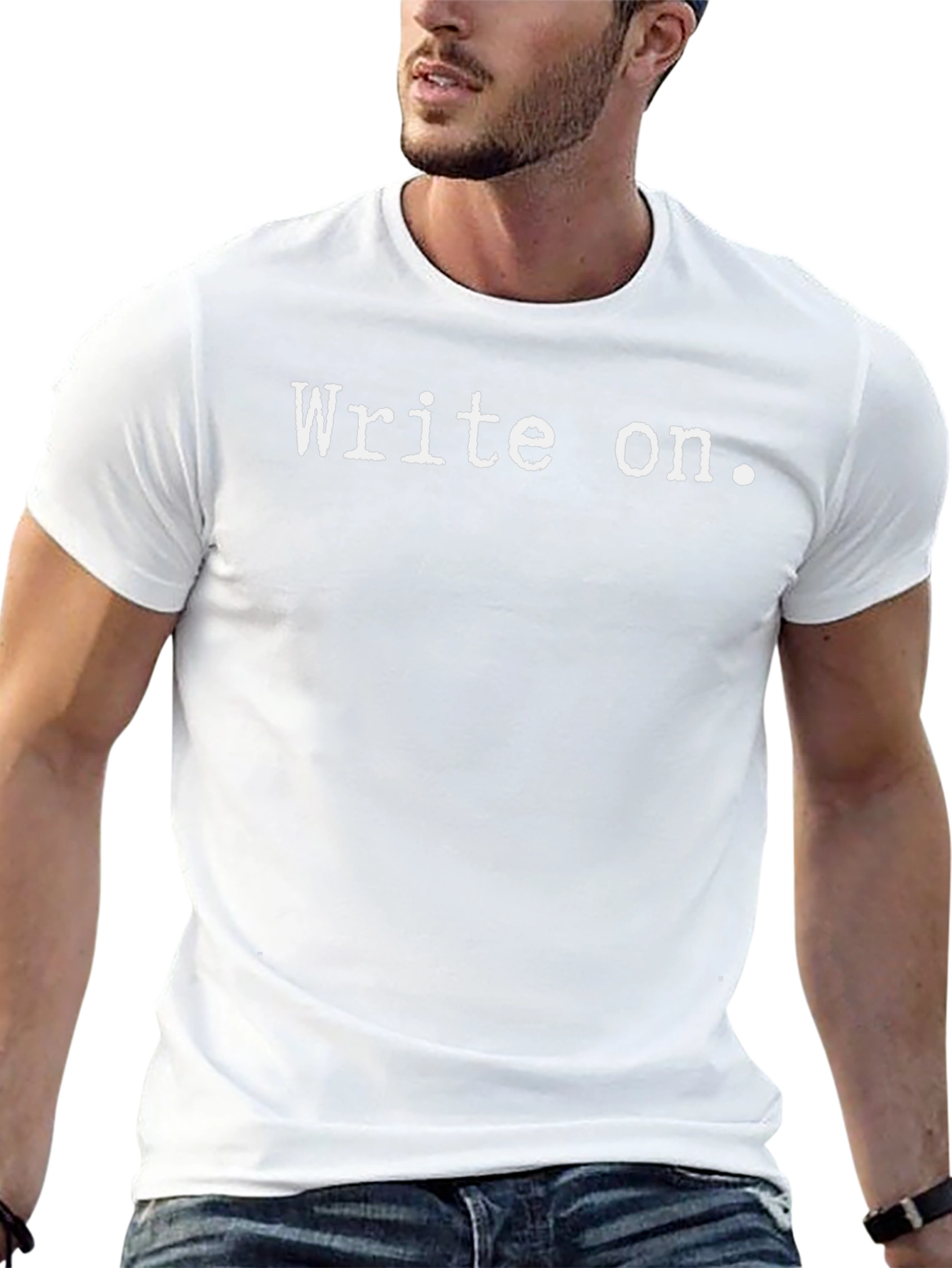 Write On Black Graphic Tee