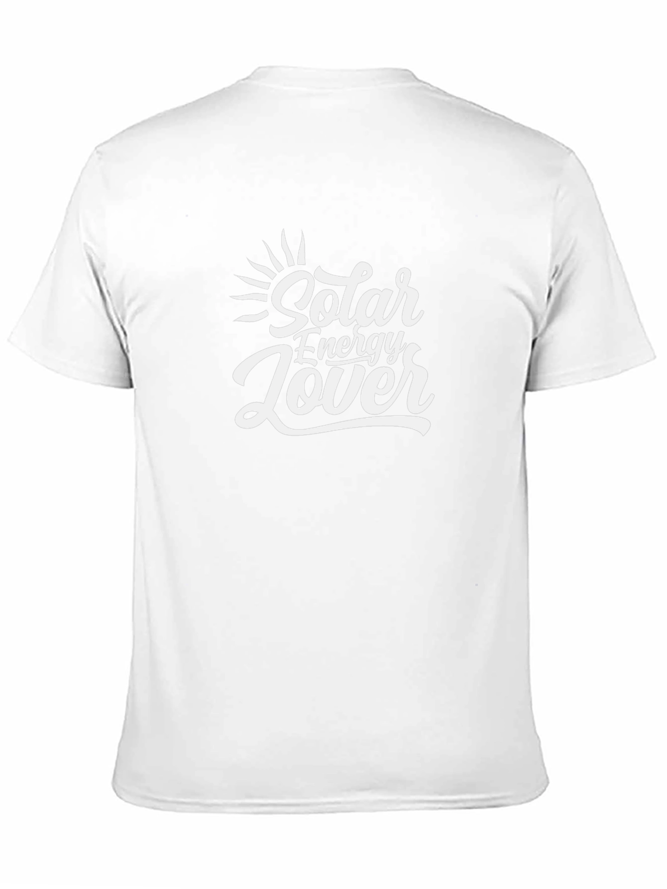 Solar Energy Lover Black Graphic Tee