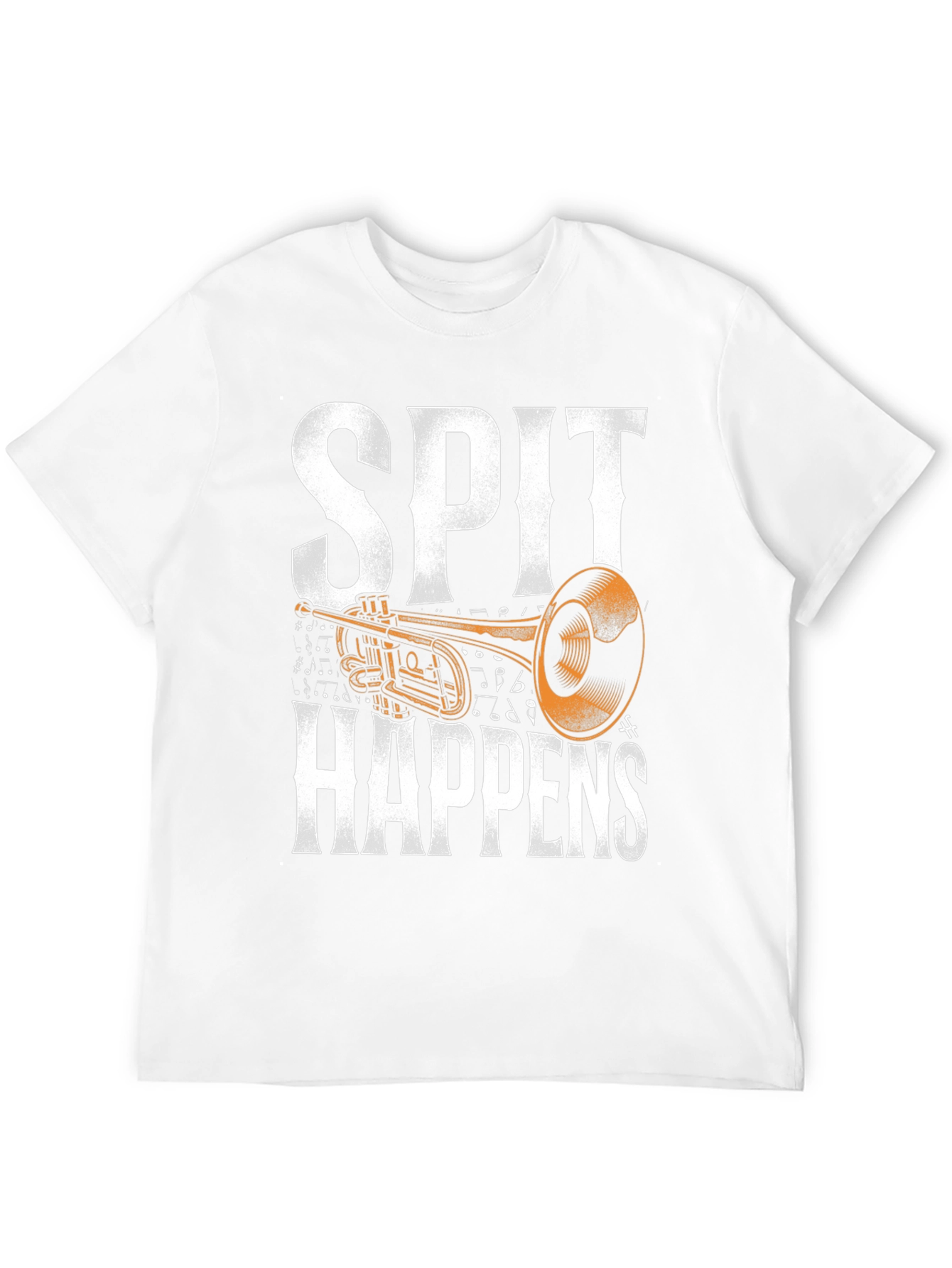 Spit Happens Trumpet Graphic Tee