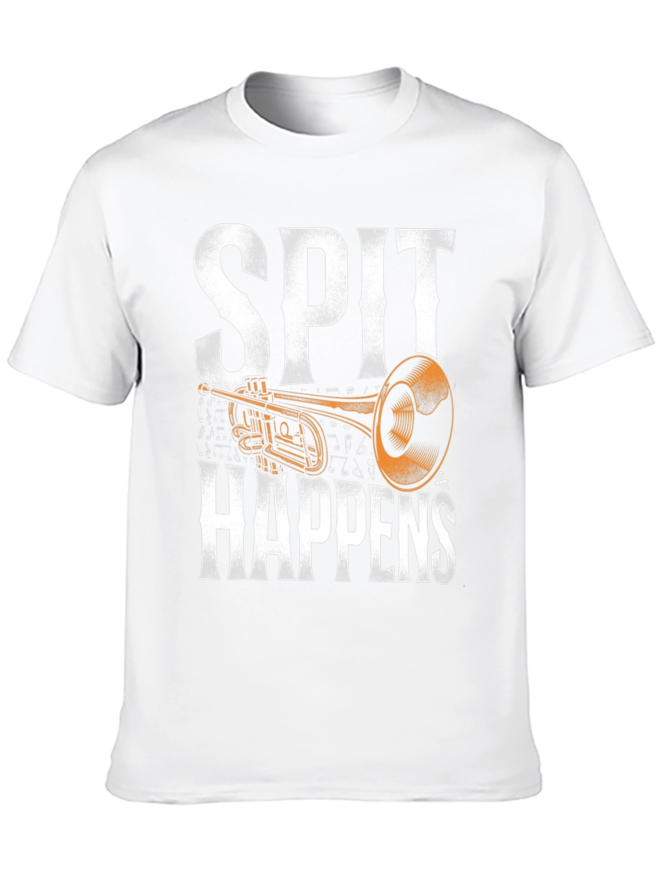 Spit Happens Trumpet Graphic Tee