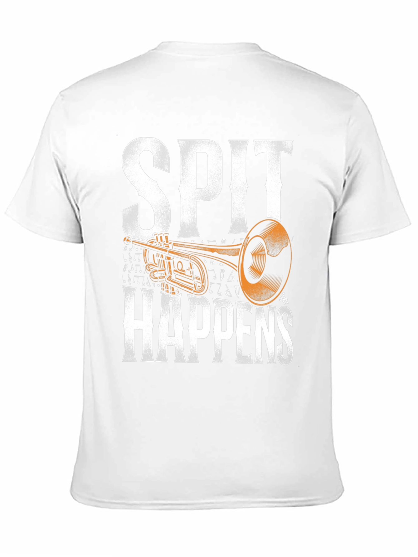 Spit Happens Trumpet Graphic Tee
