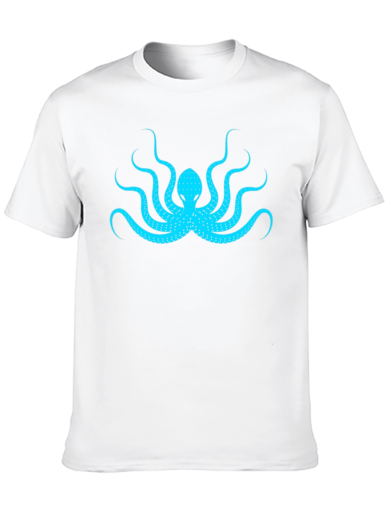 Cool Octopus Graphic Black T-Shirt