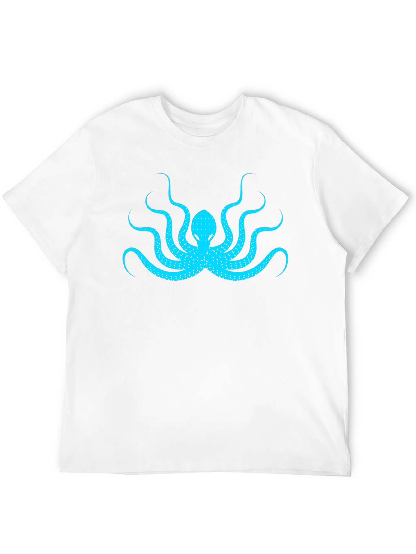 Cool Octopus Graphic Black T-Shirt