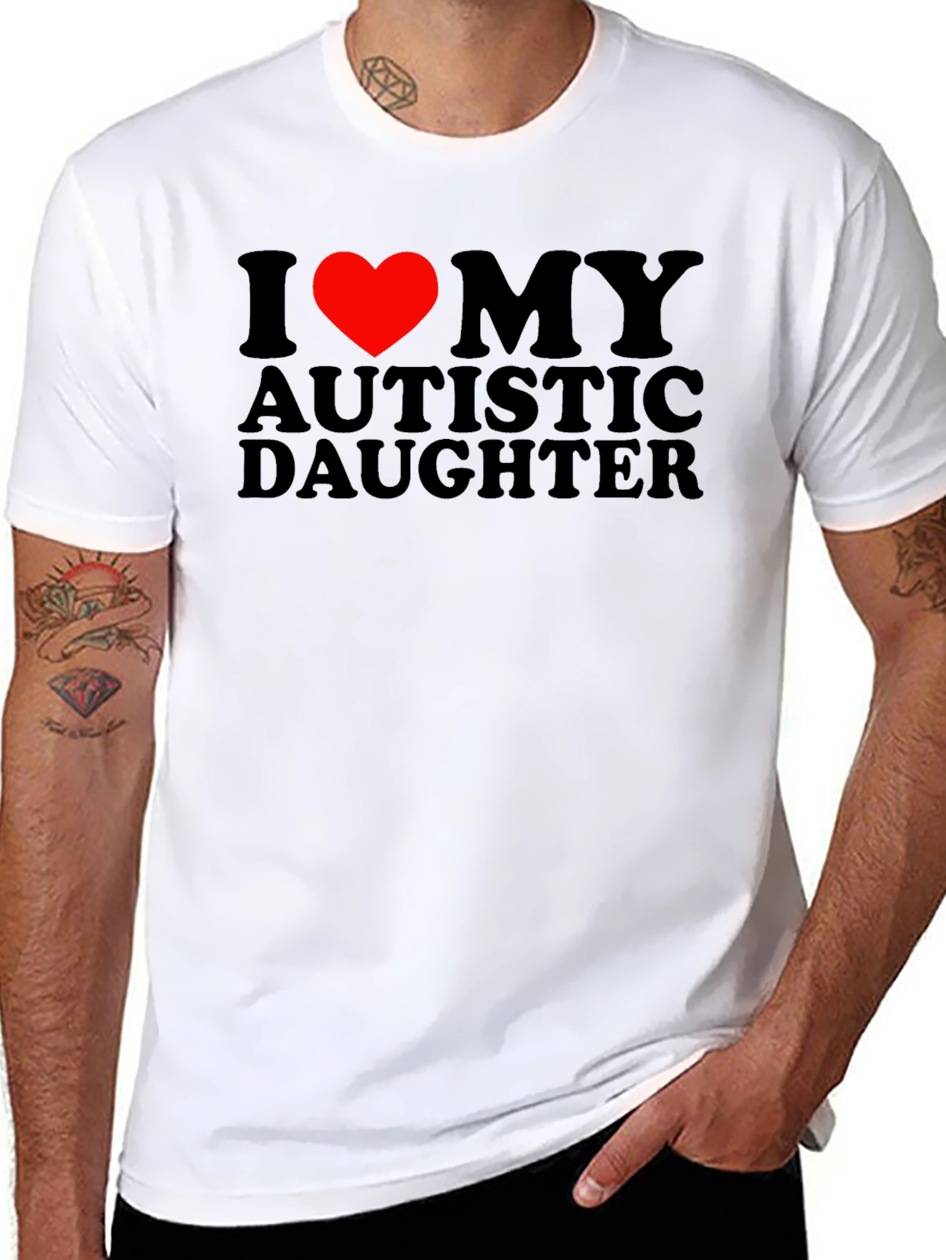 I Heart My Autistic Daughter T-Shirt