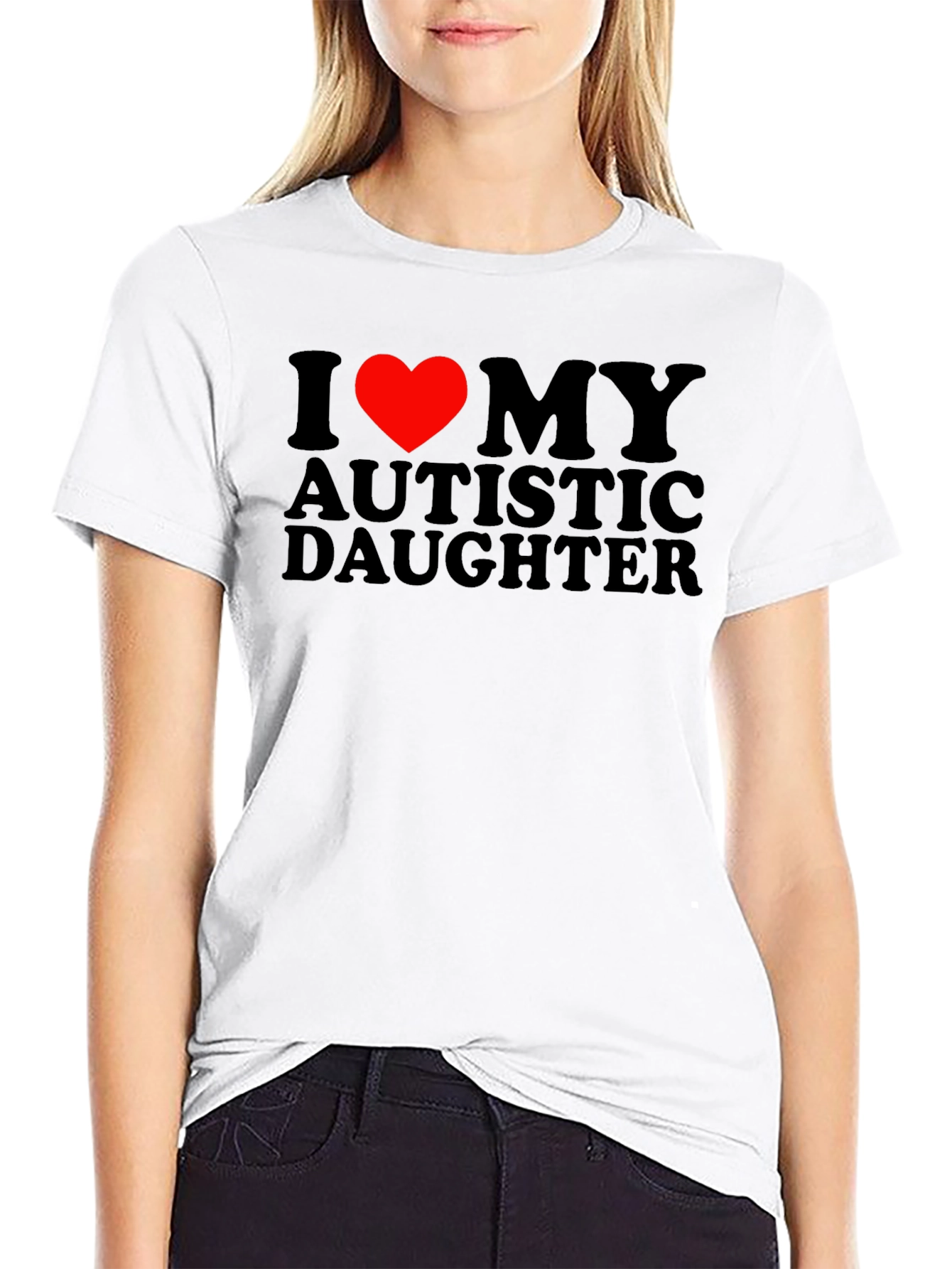 I Heart My Autistic Daughter T-Shirt
