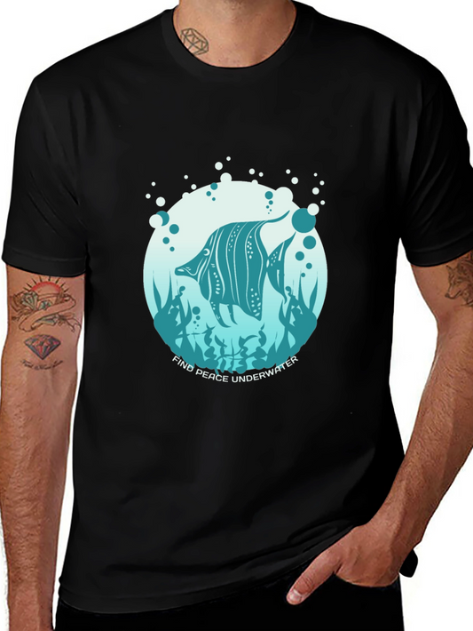 Underwater Peace Graphic T-Shirt