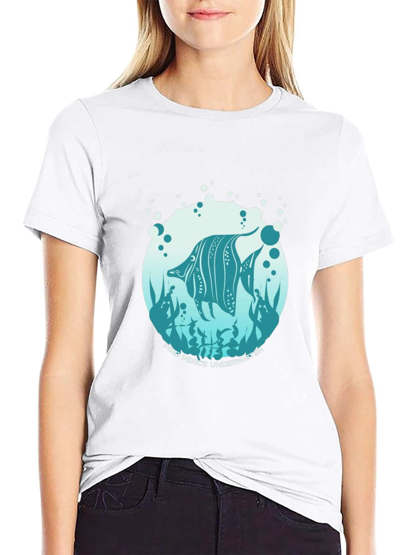 Underwater Peace Graphic T-Shirt