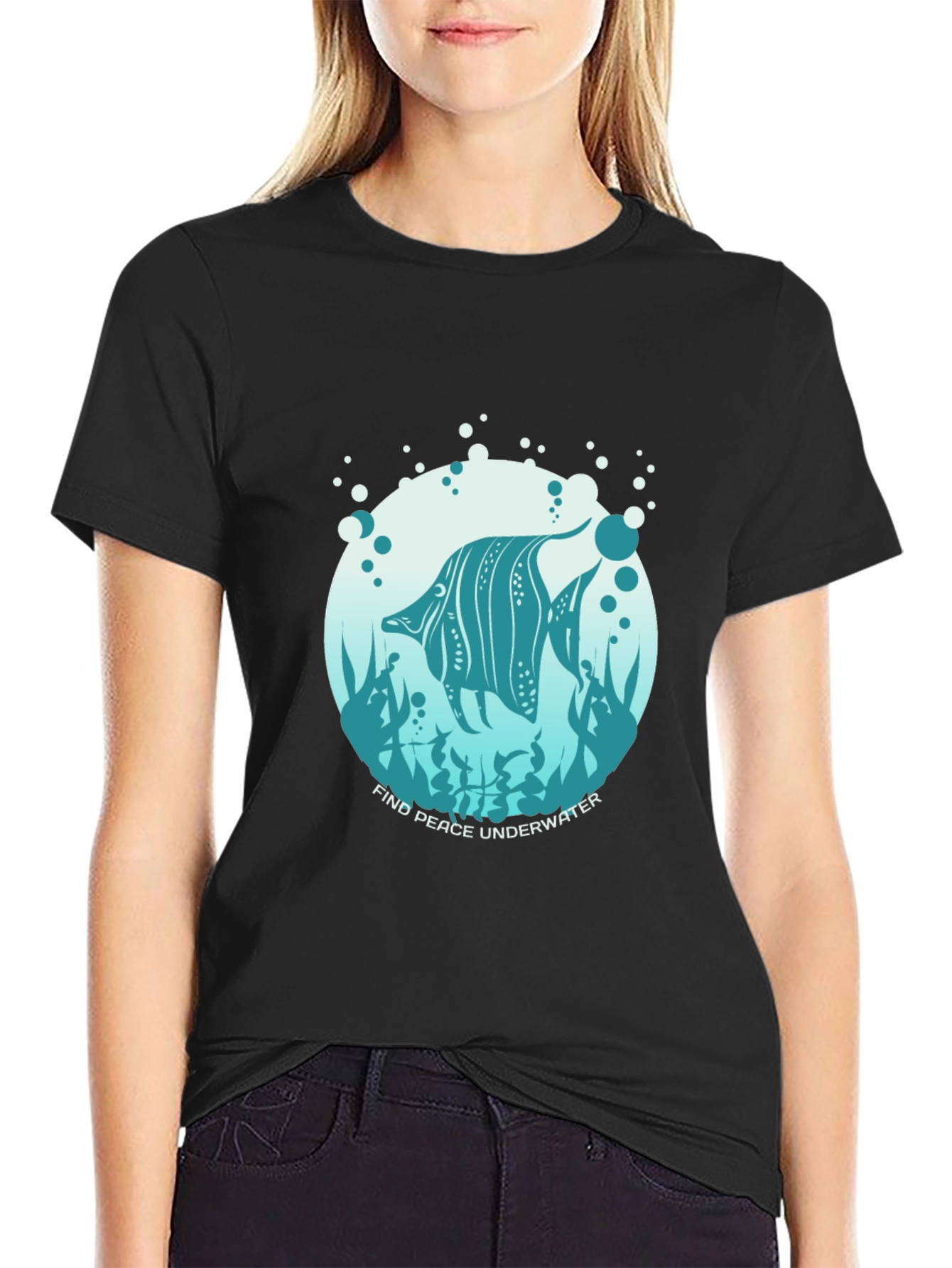 Underwater Peace Graphic T-Shirt