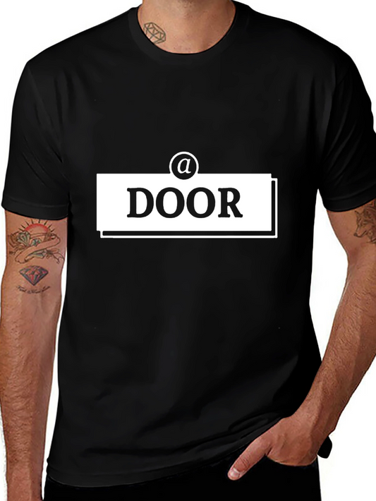 A Door Funny Humor T-Shirt - Soft Cotton Tee