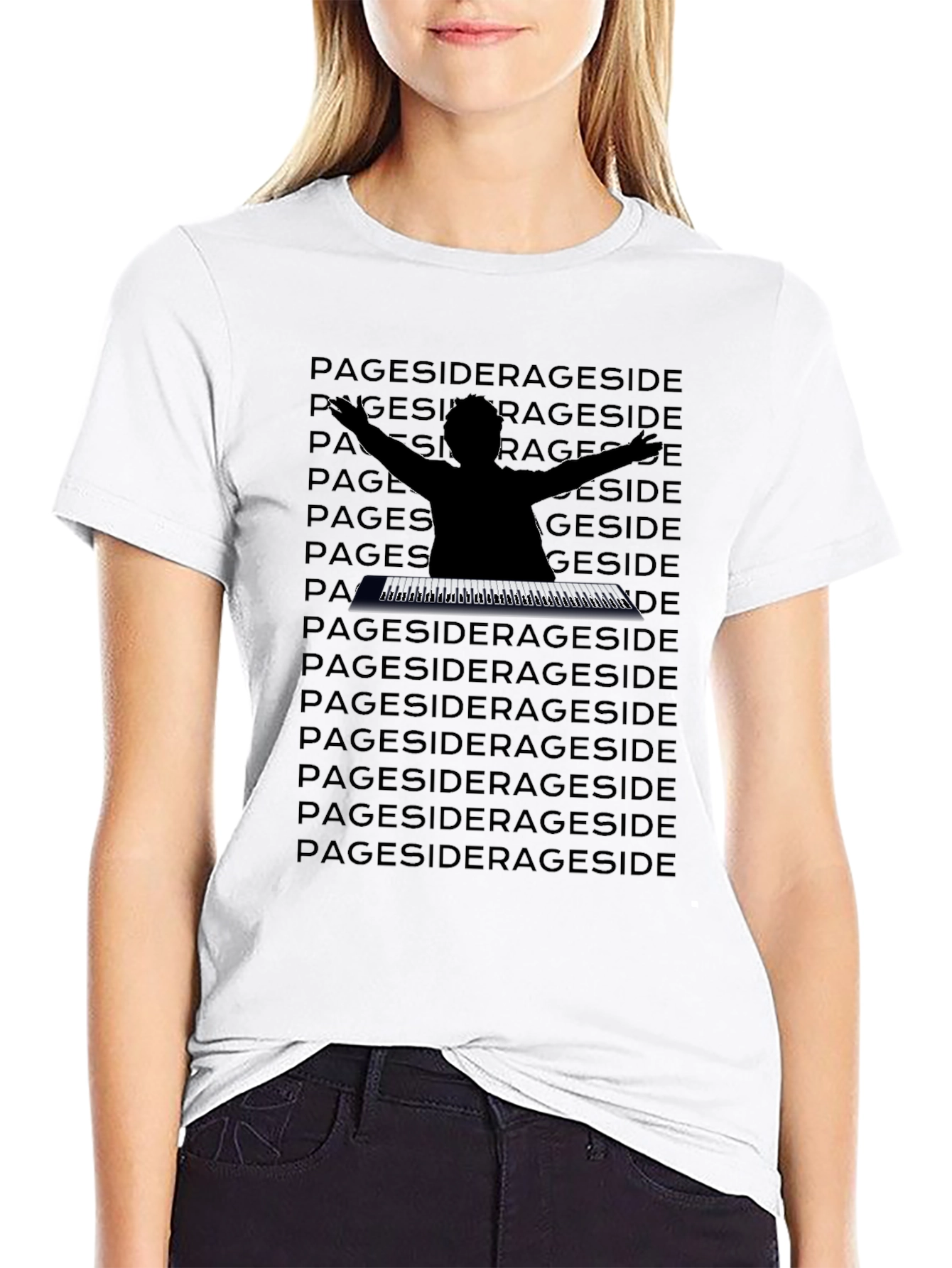Pageside Graphic Print T-Shirt