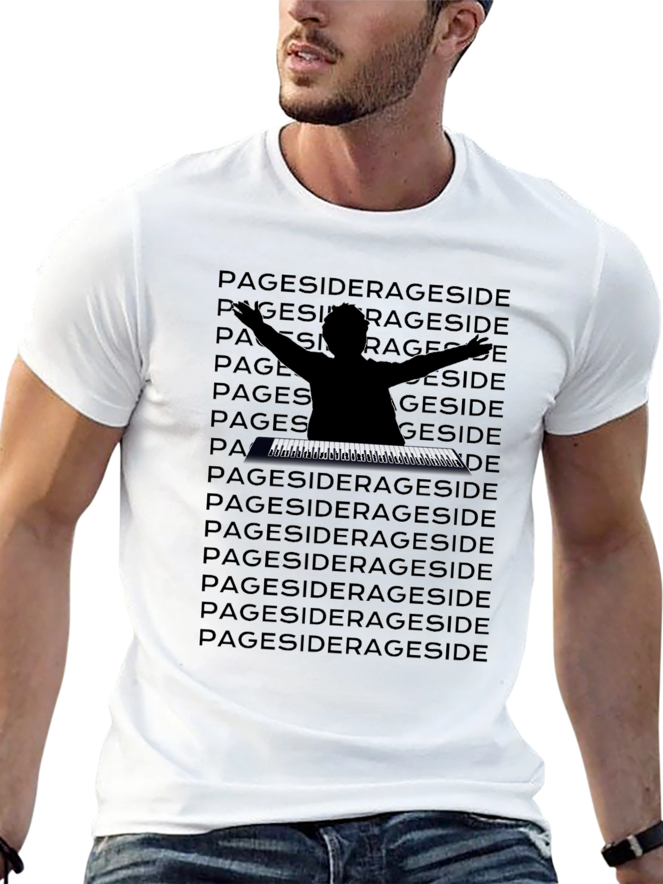 Pageside Graphic Print T-Shirt