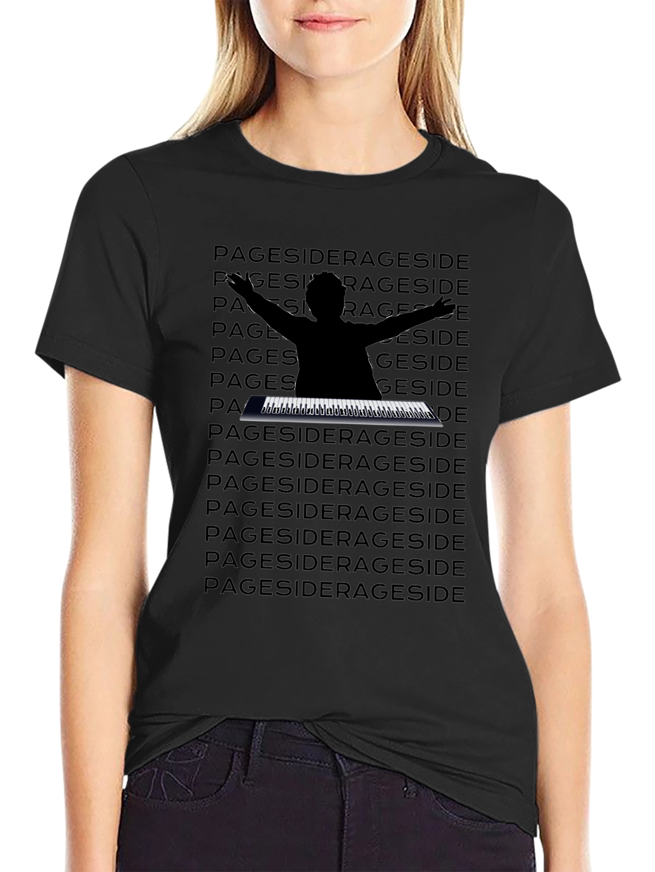 Pageside Graphic Print T-Shirt