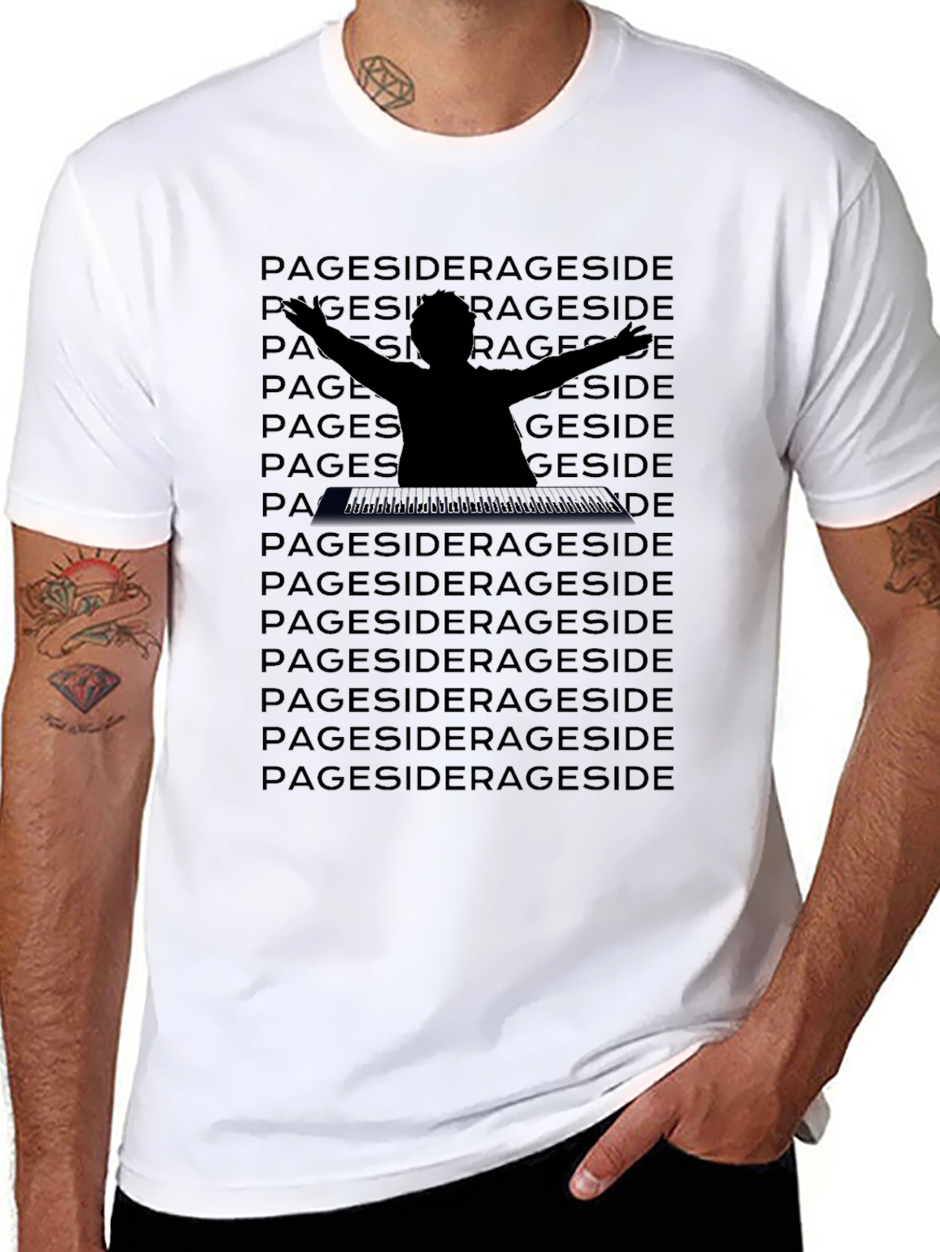 Pageside Graphic Print T-Shirt
