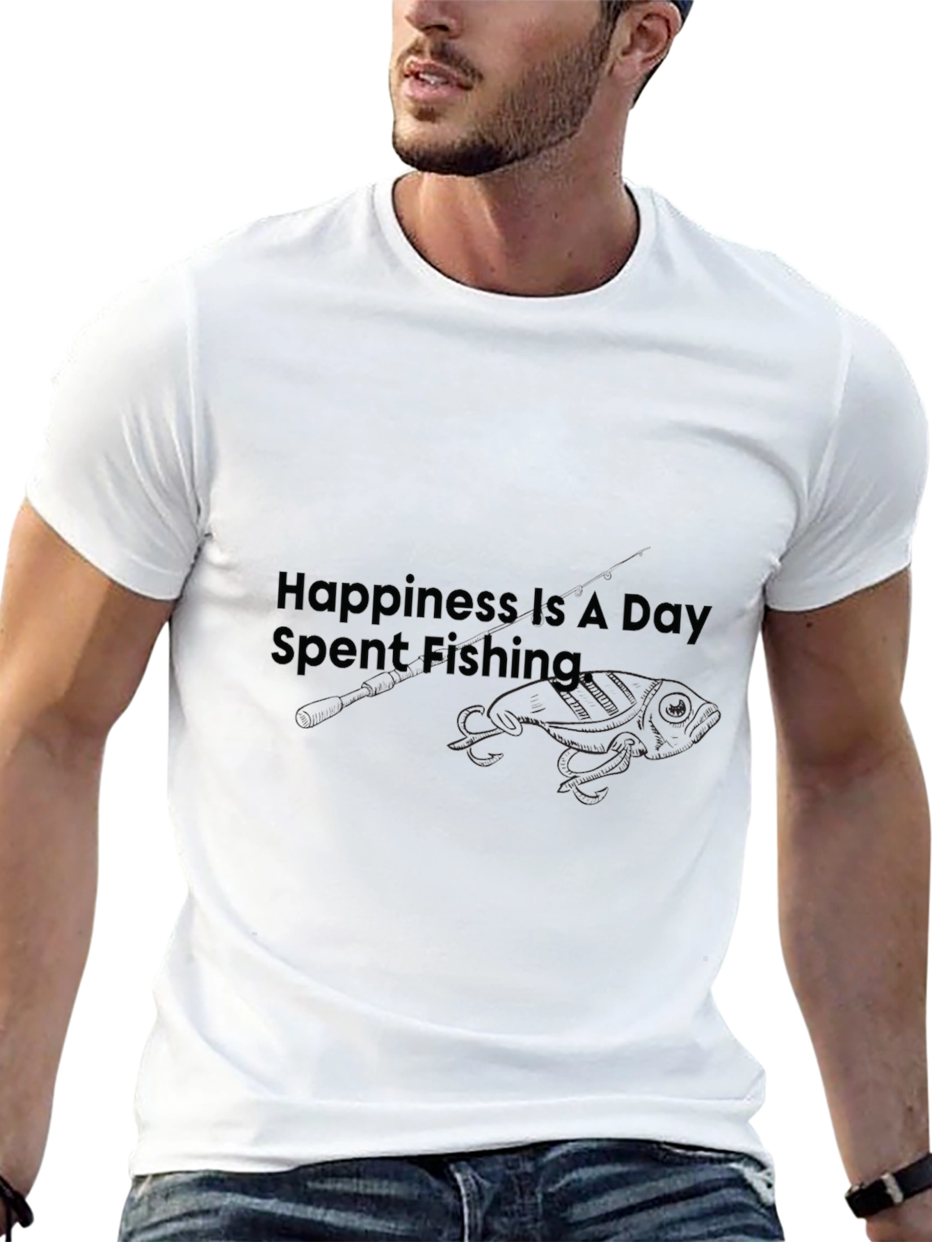 Fishing Day Graphic T-Shirt