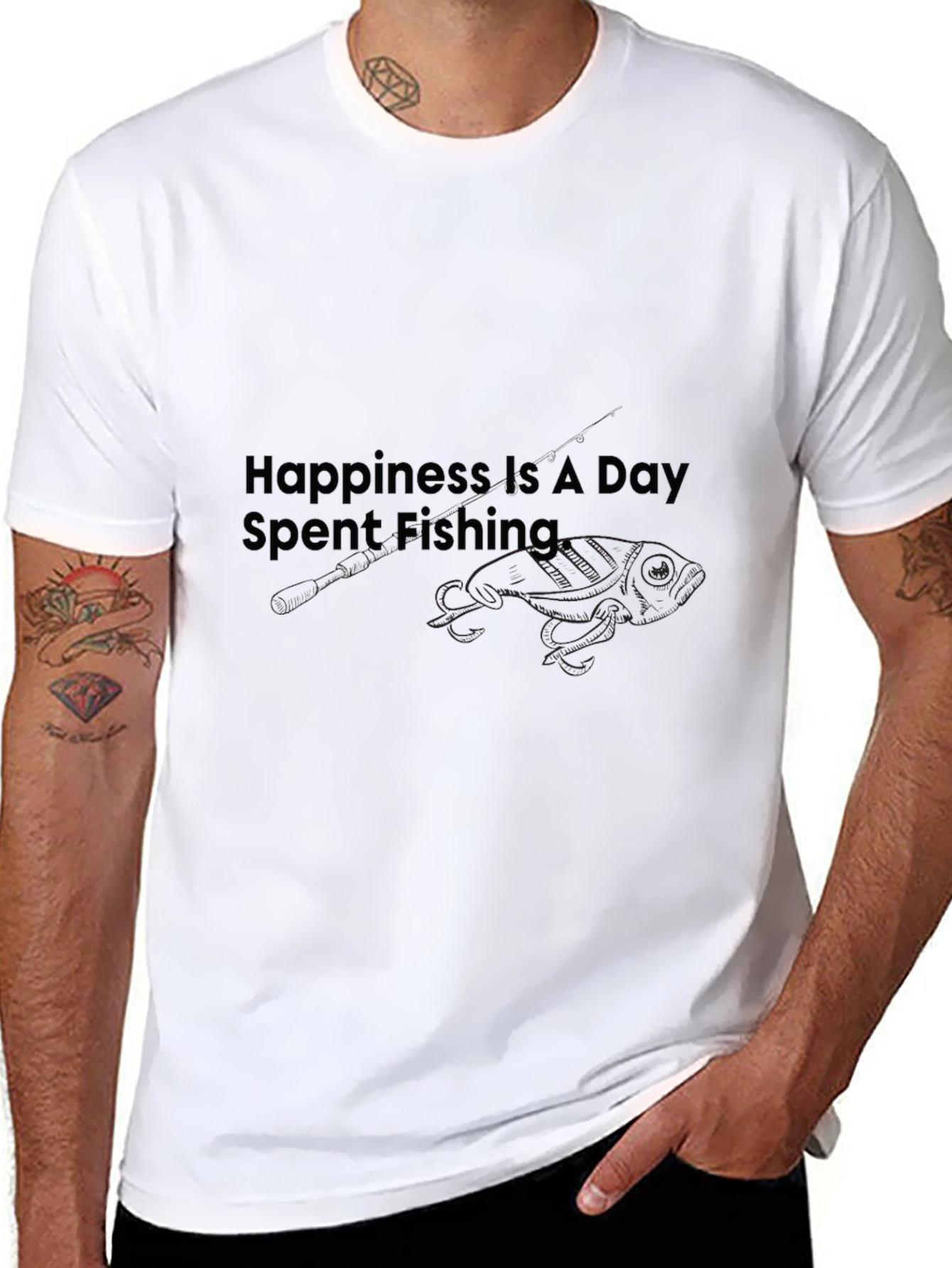 Fishing Day Graphic T-Shirt