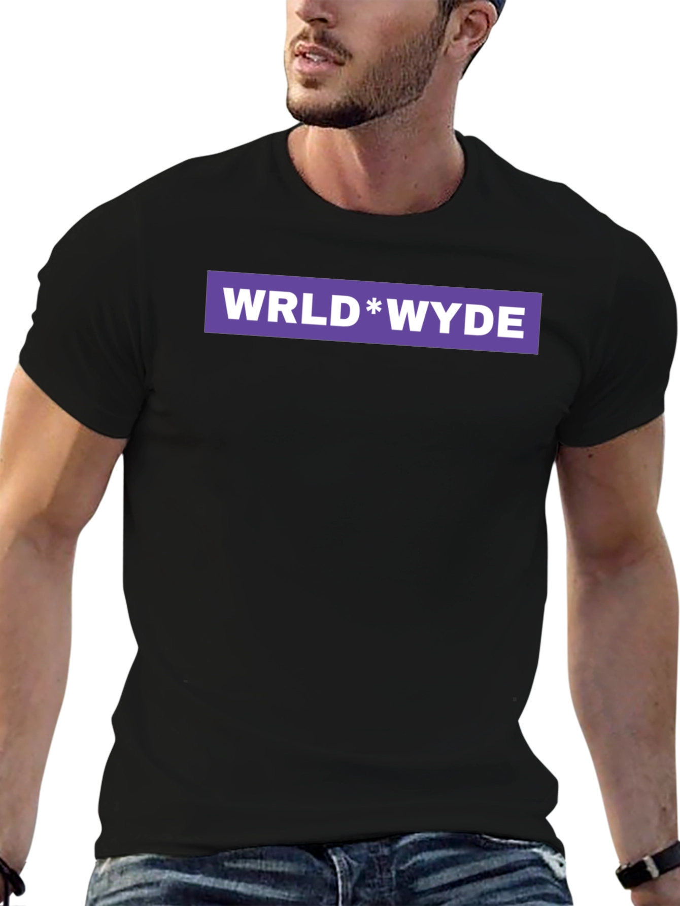 WRld Wyde Graphic Tee - Black