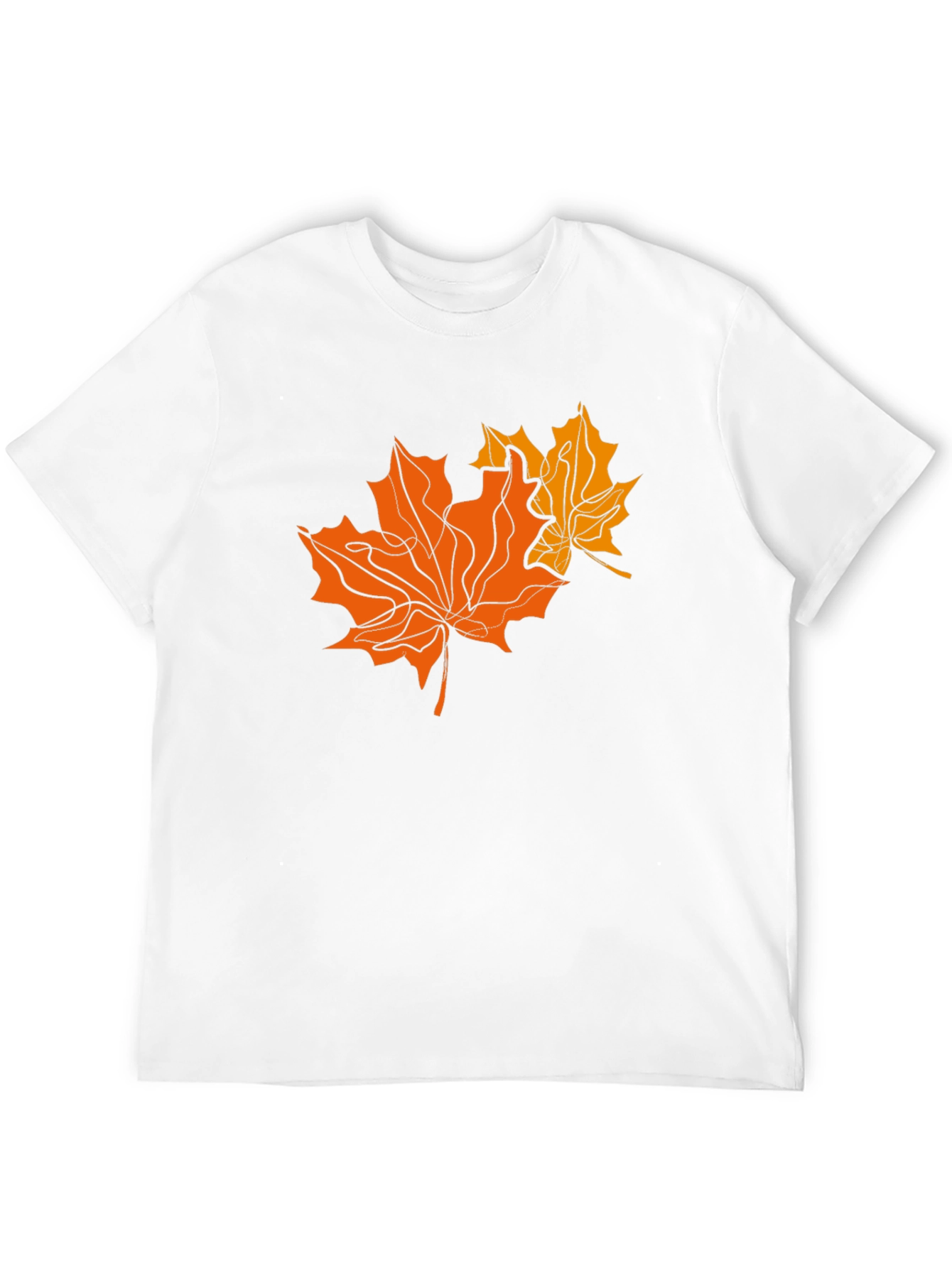 Leaf Graphic T-Shirt - Black