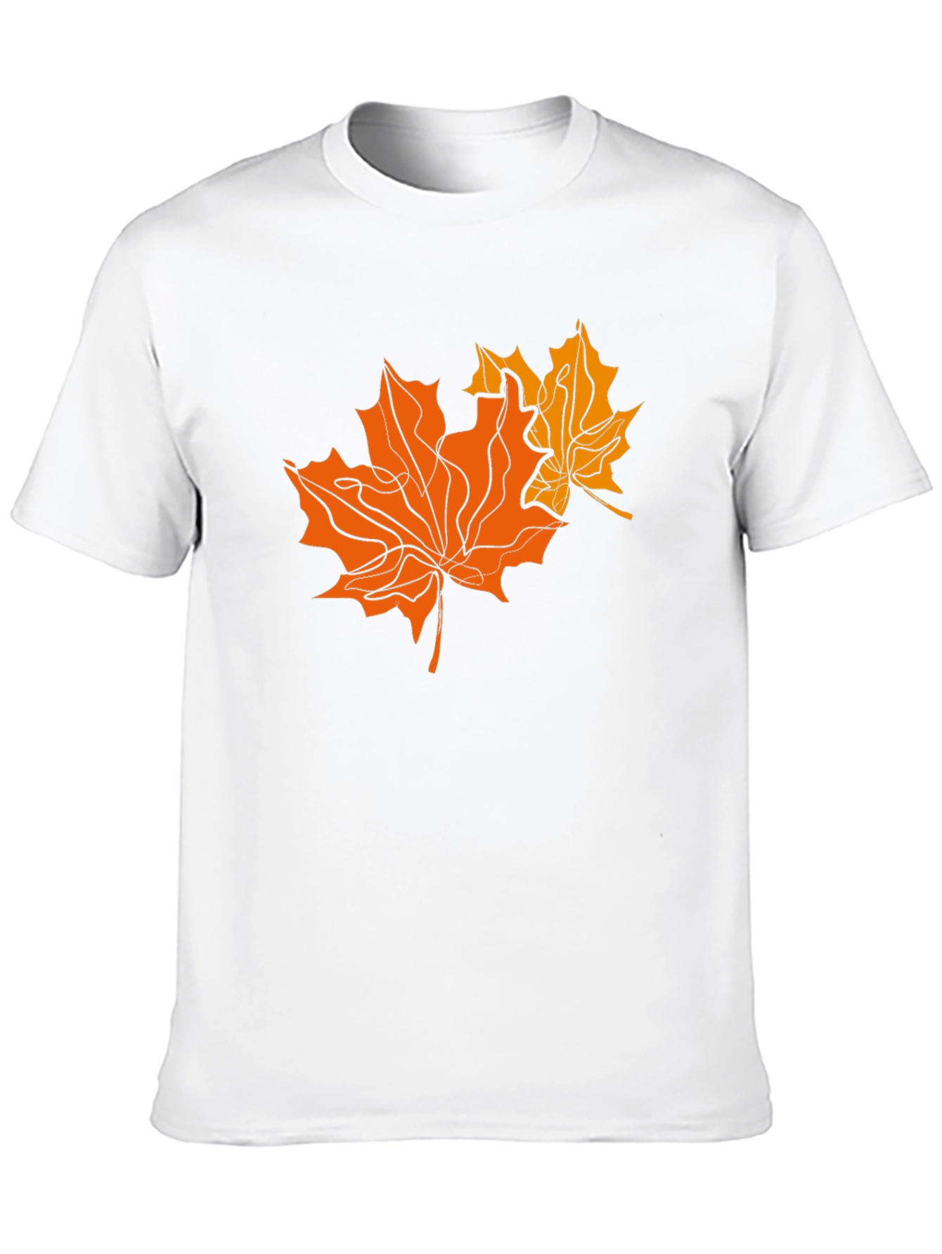 Leaf Graphic T-Shirt - Black