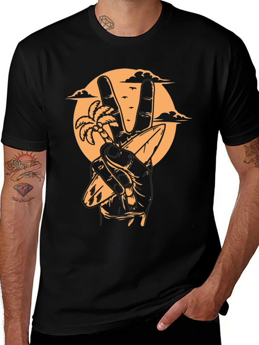 Peace Sign Beach T-Shirt
