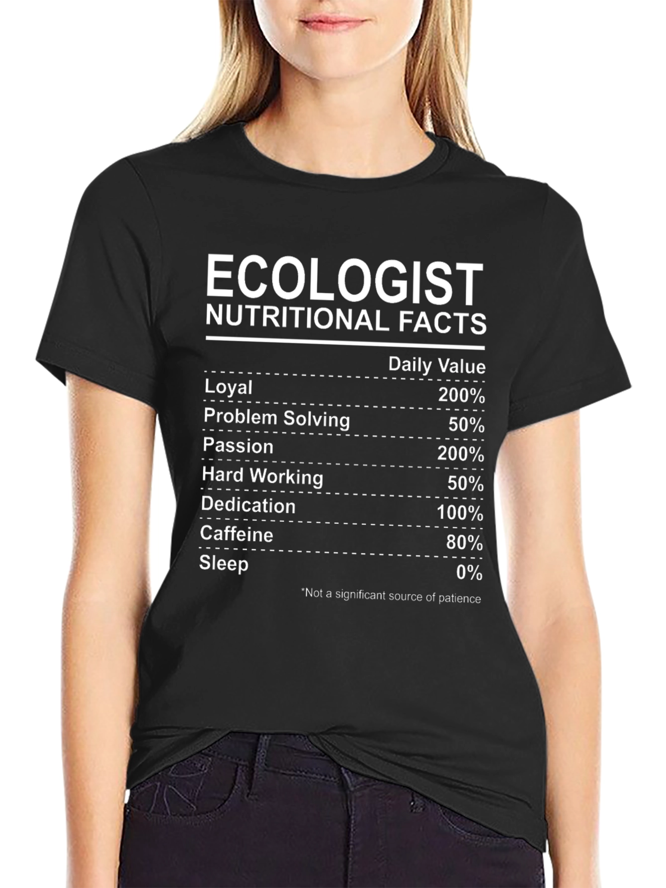 Ecologist Nutritional Facts T-Shirt