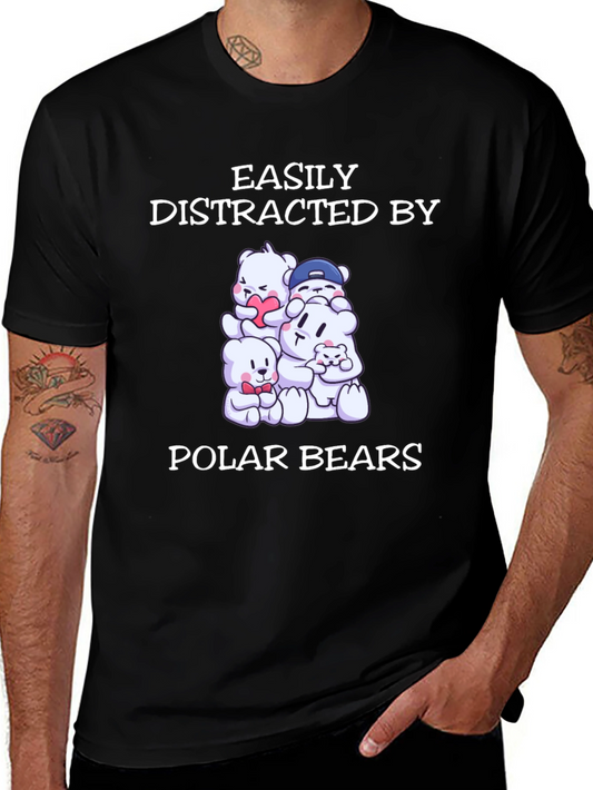 Easily Distracted by Polar Bears T-Shirt
