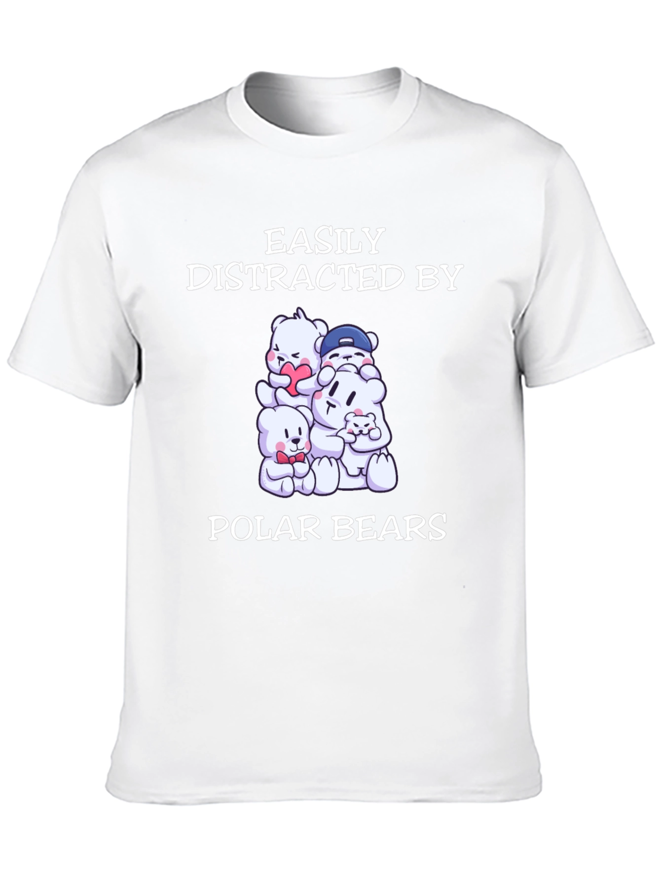 Easily Distracted by Polar Bears T-Shirt
