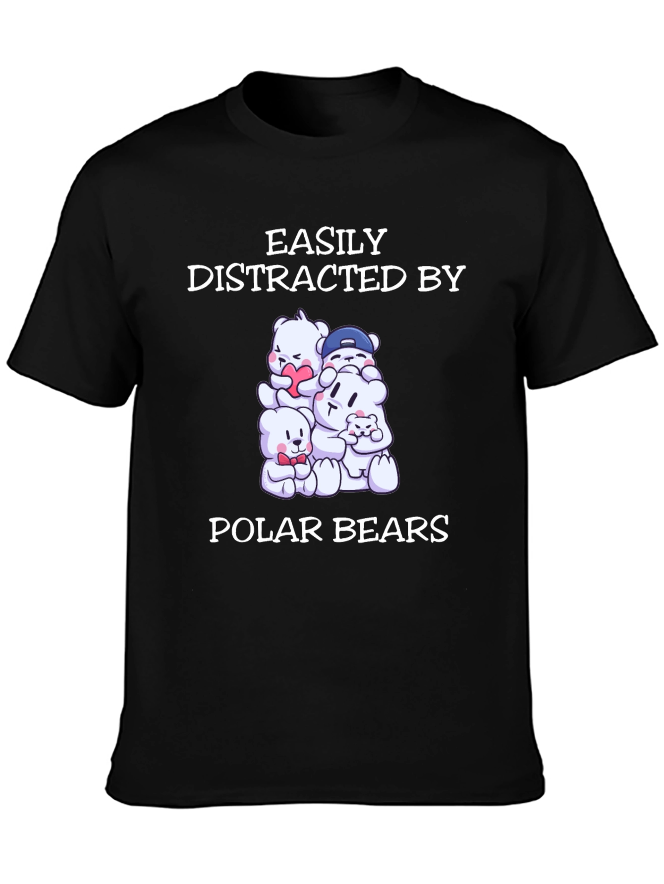 Easily Distracted by Polar Bears T-Shirt