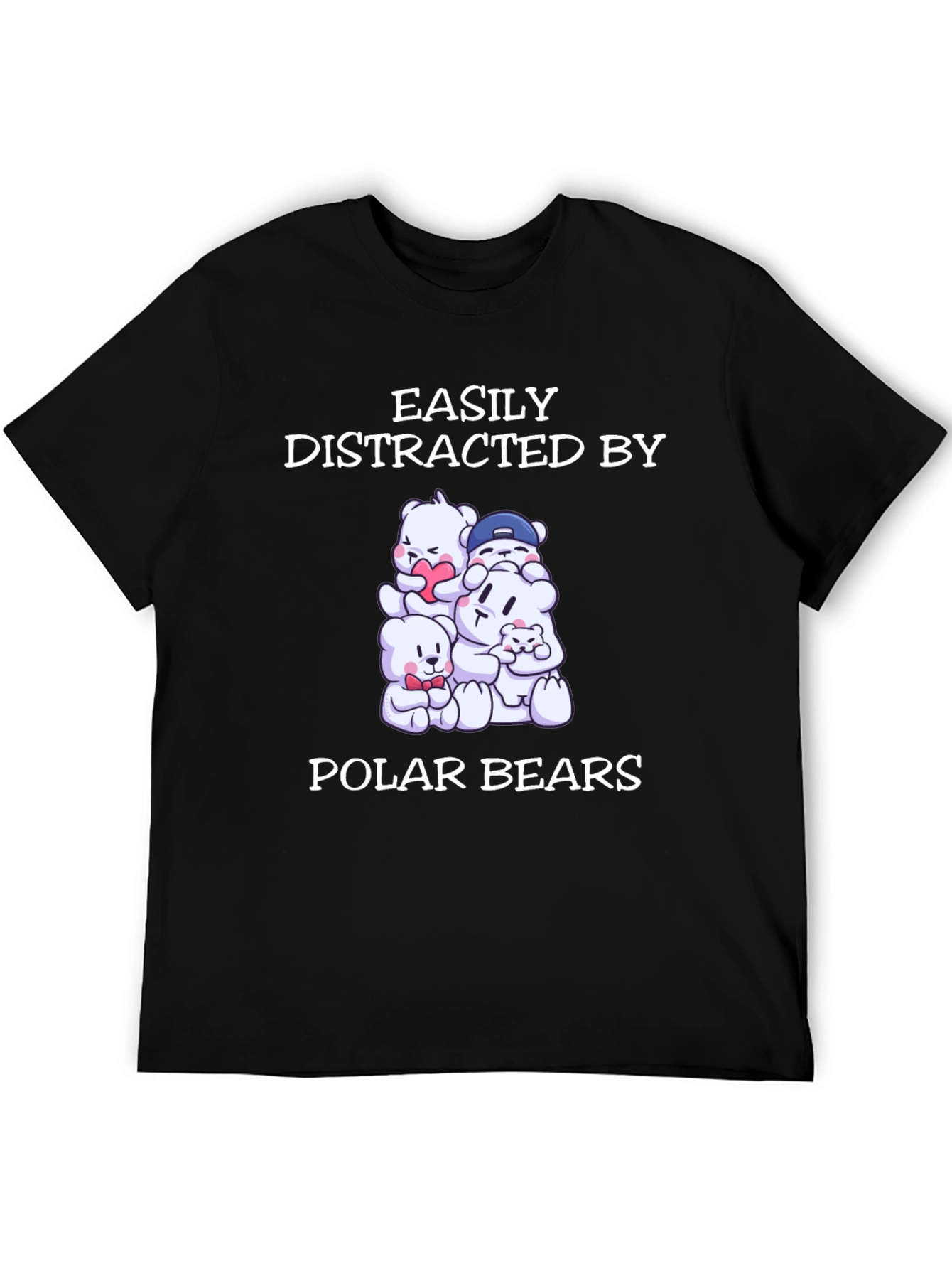Easily Distracted by Polar Bears T-Shirt