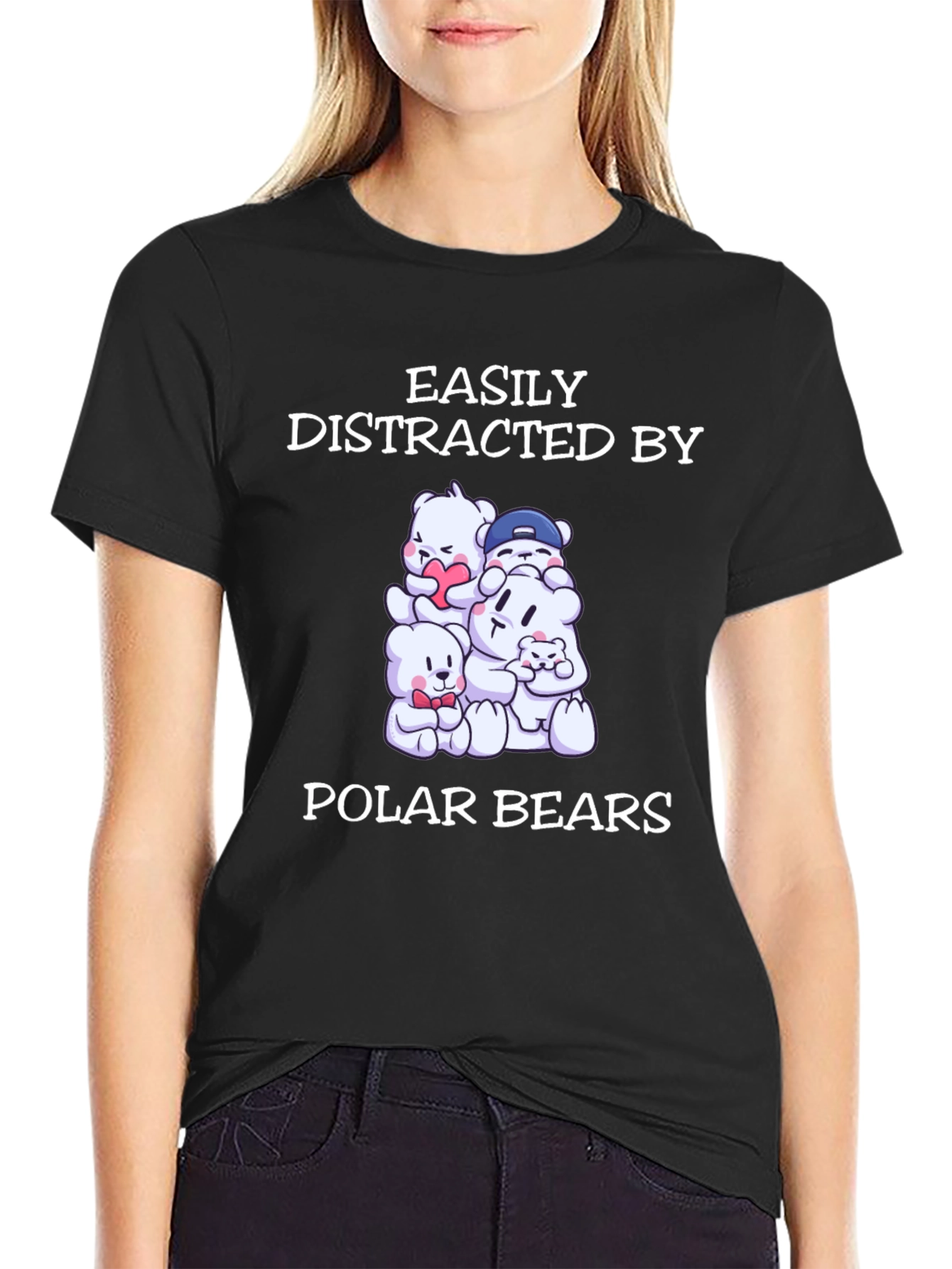 Easily Distracted by Polar Bears T-Shirt
