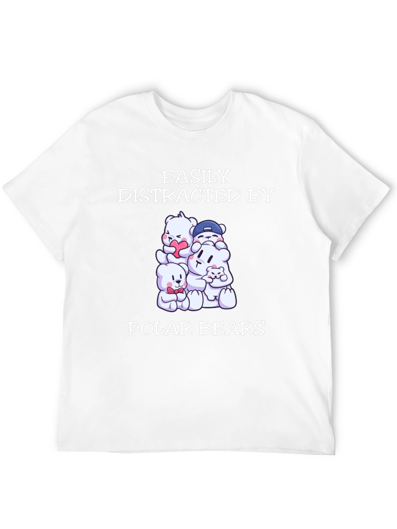 Easily Distracted by Polar Bears T-Shirt