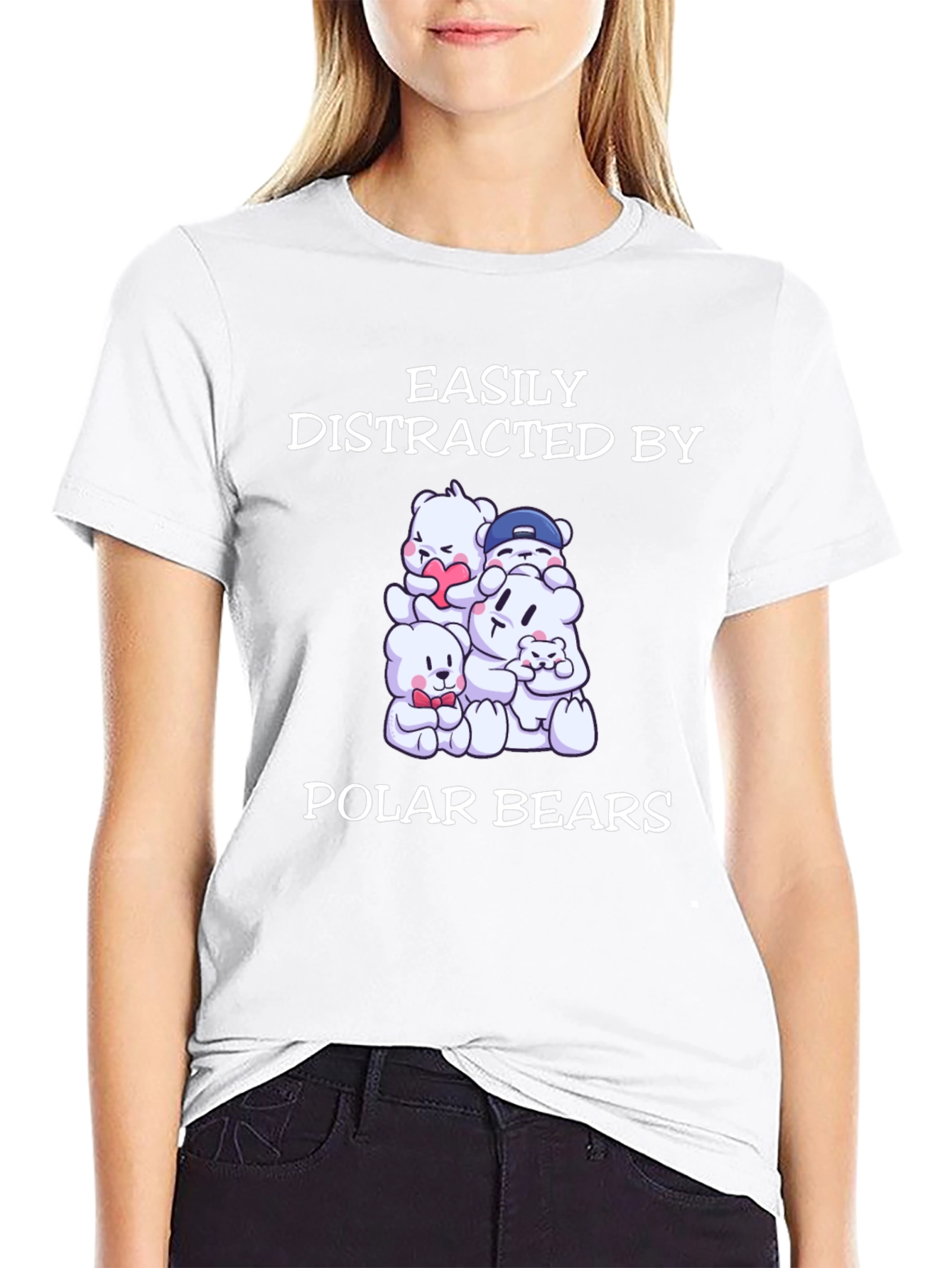 Easily Distracted by Polar Bears T-Shirt