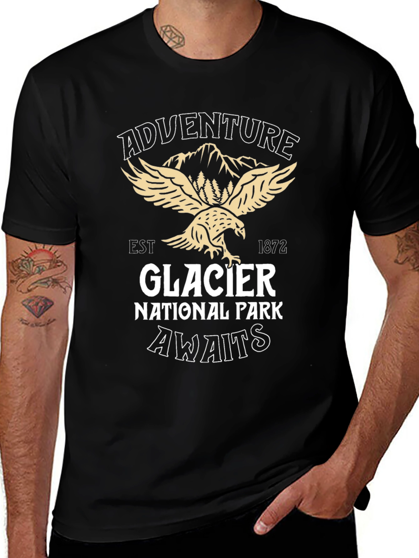 Glacier National Park Adventure T-Shirt