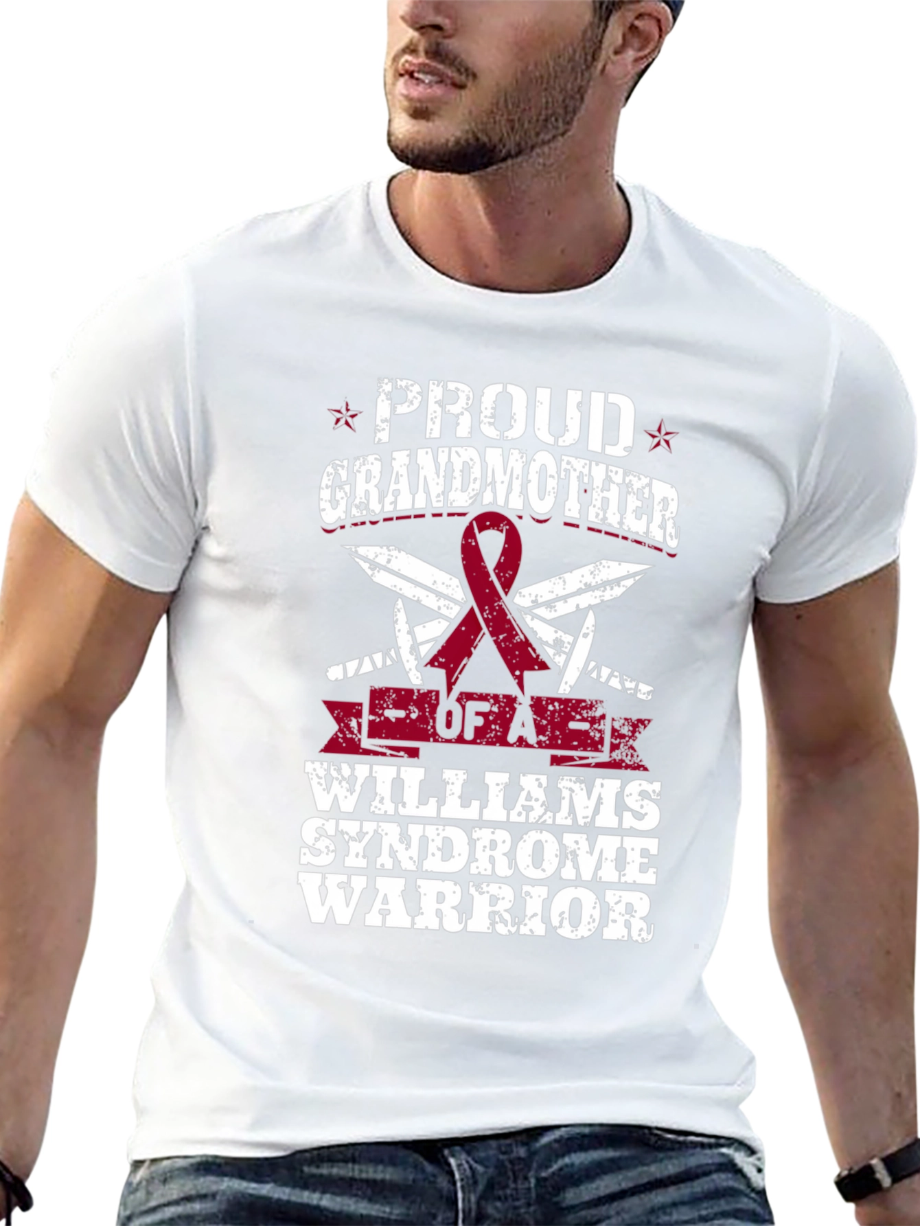 Proud Grandmother Williams Syndrome Warrior T-Shirt