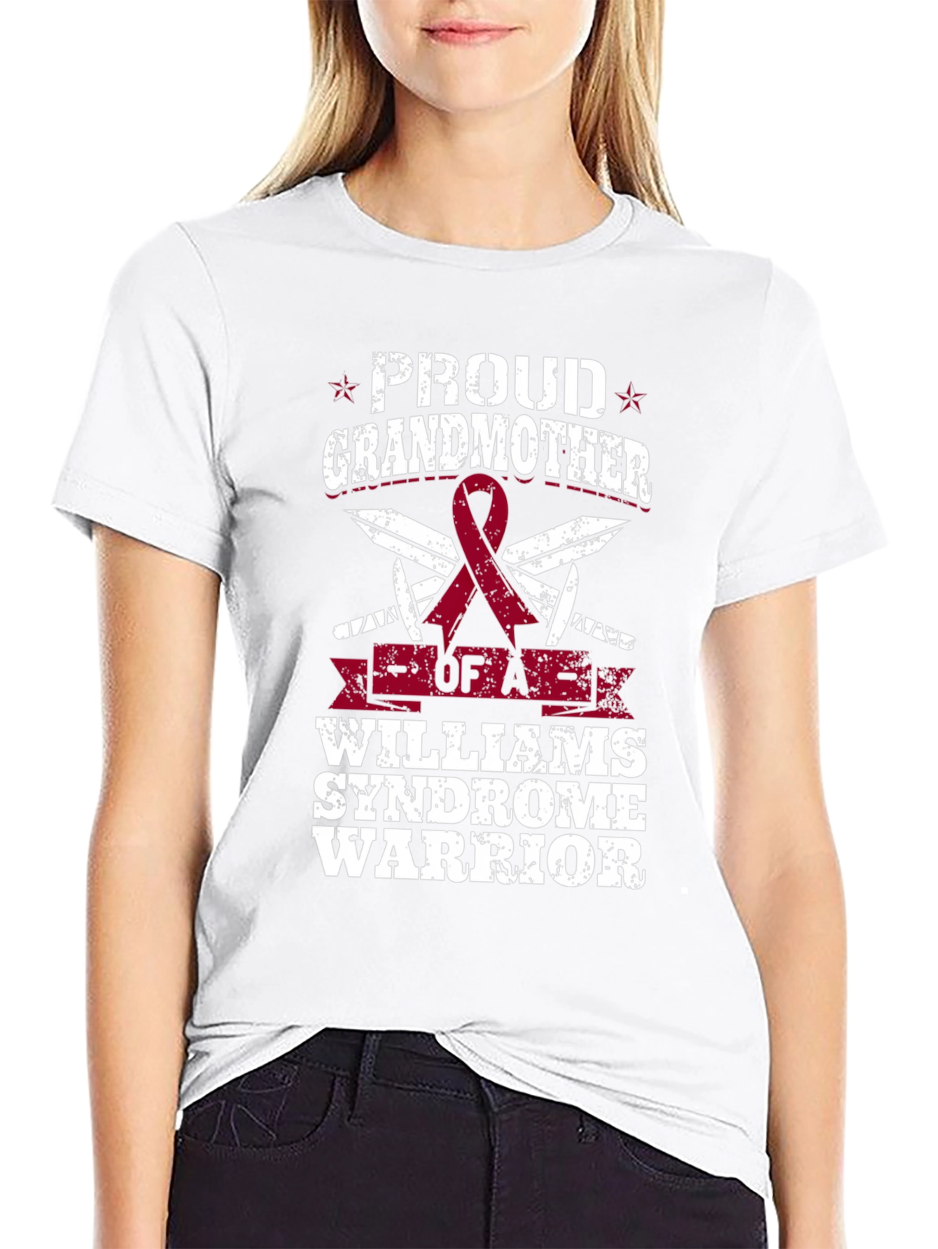 Proud Grandmother Williams Syndrome Warrior T-Shirt