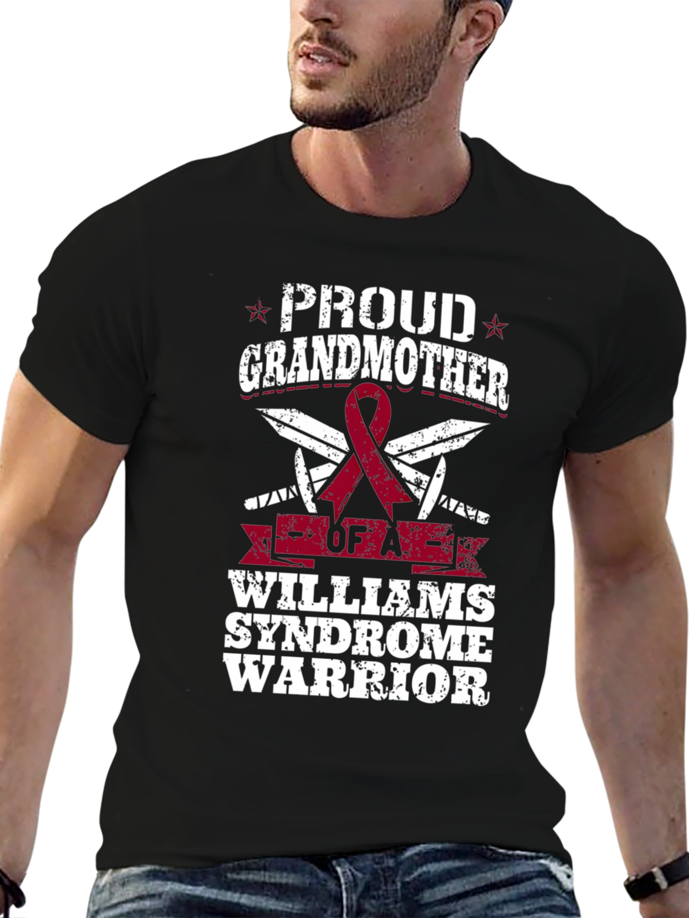 Proud Grandmother Williams Syndrome Warrior T-Shirt