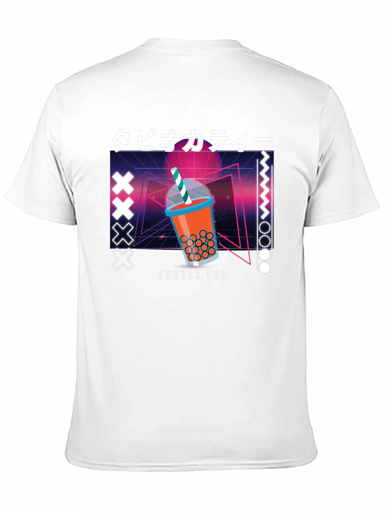 Bubble Tea Graphic Tee - Retro Design