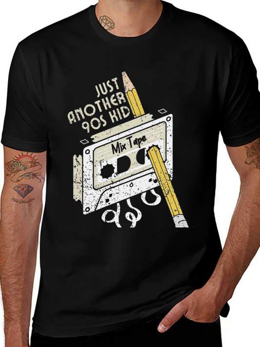 Just Another 90s Kid Black T-Shirt